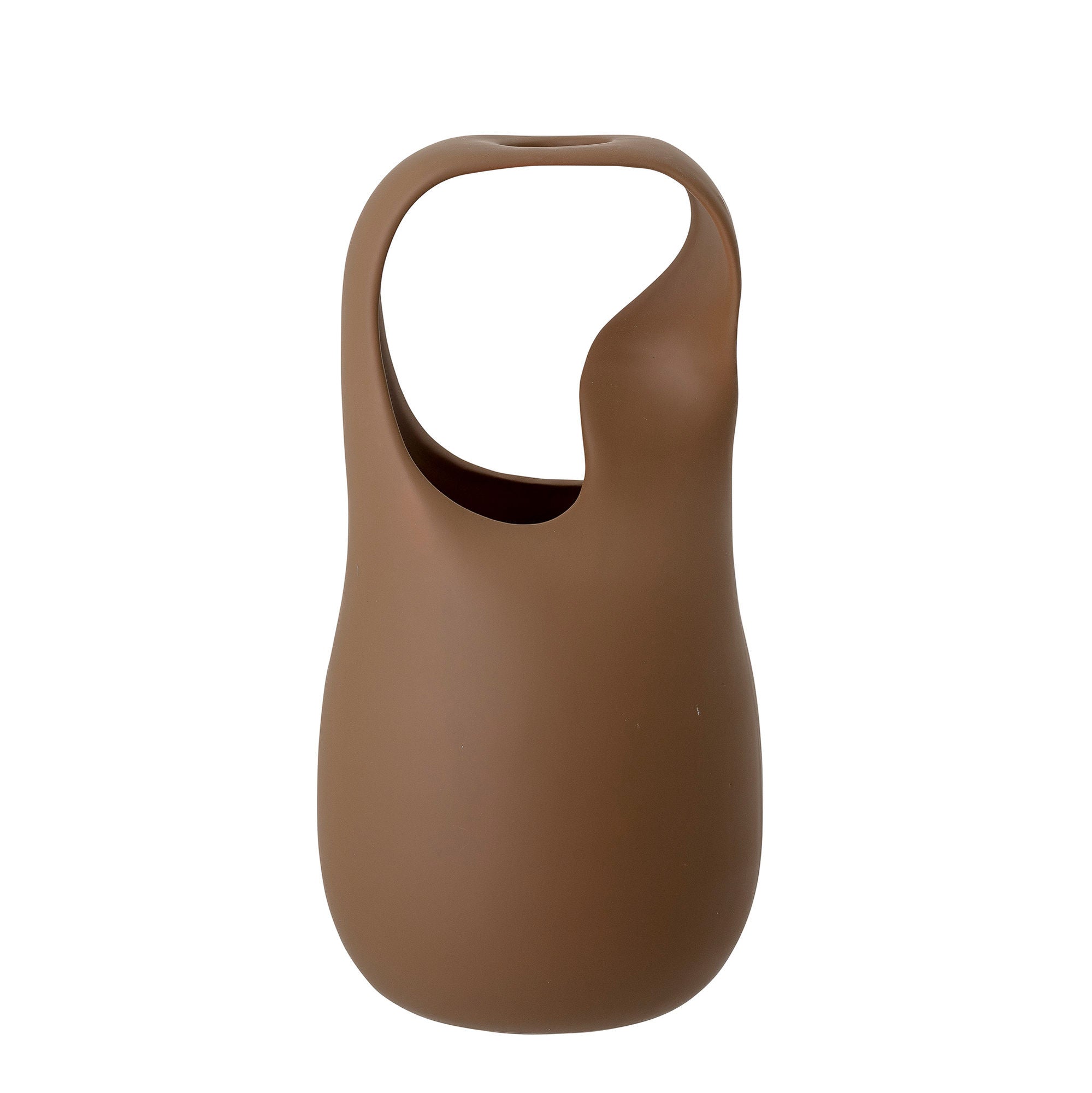 Bloomingville Nicita Vase, Brown, steengoed