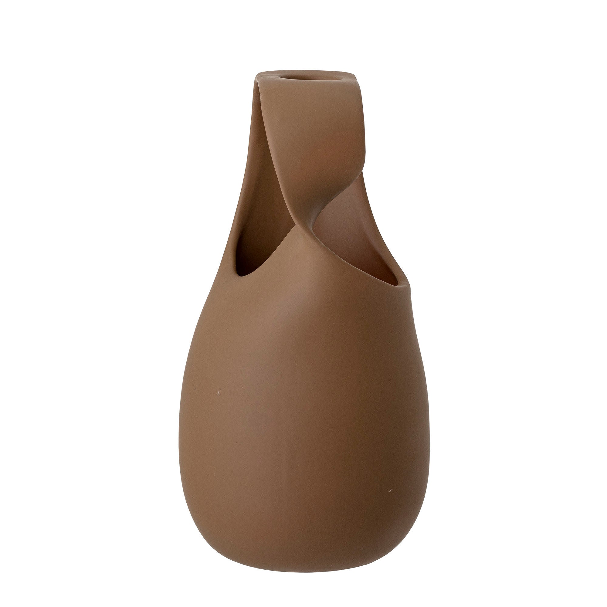 Bloomingville Nicica Vase, Brown, Steingware