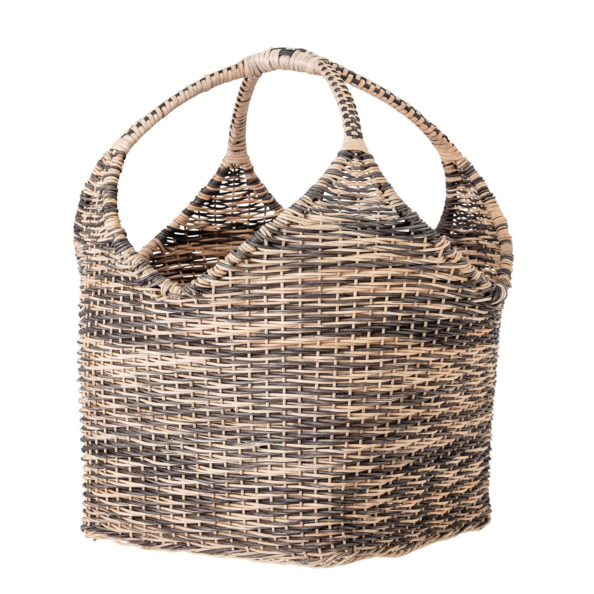 创意收集Alanna Basket，Nature，Rattan