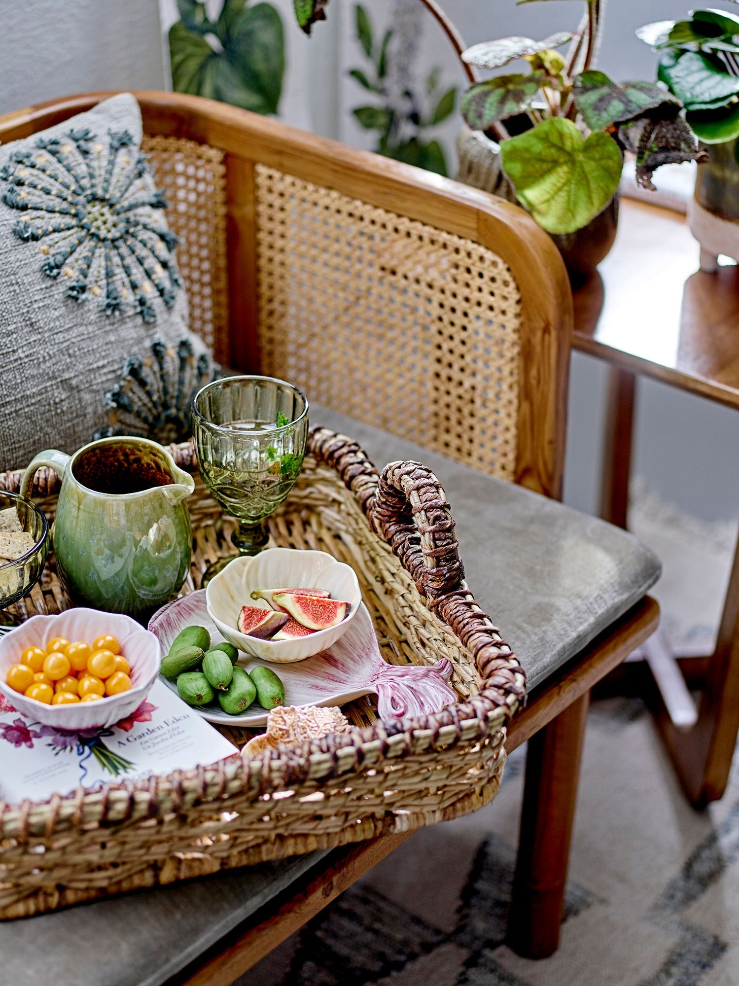 Creatieve collectie Todi Basket, Nature, Palm Leaf