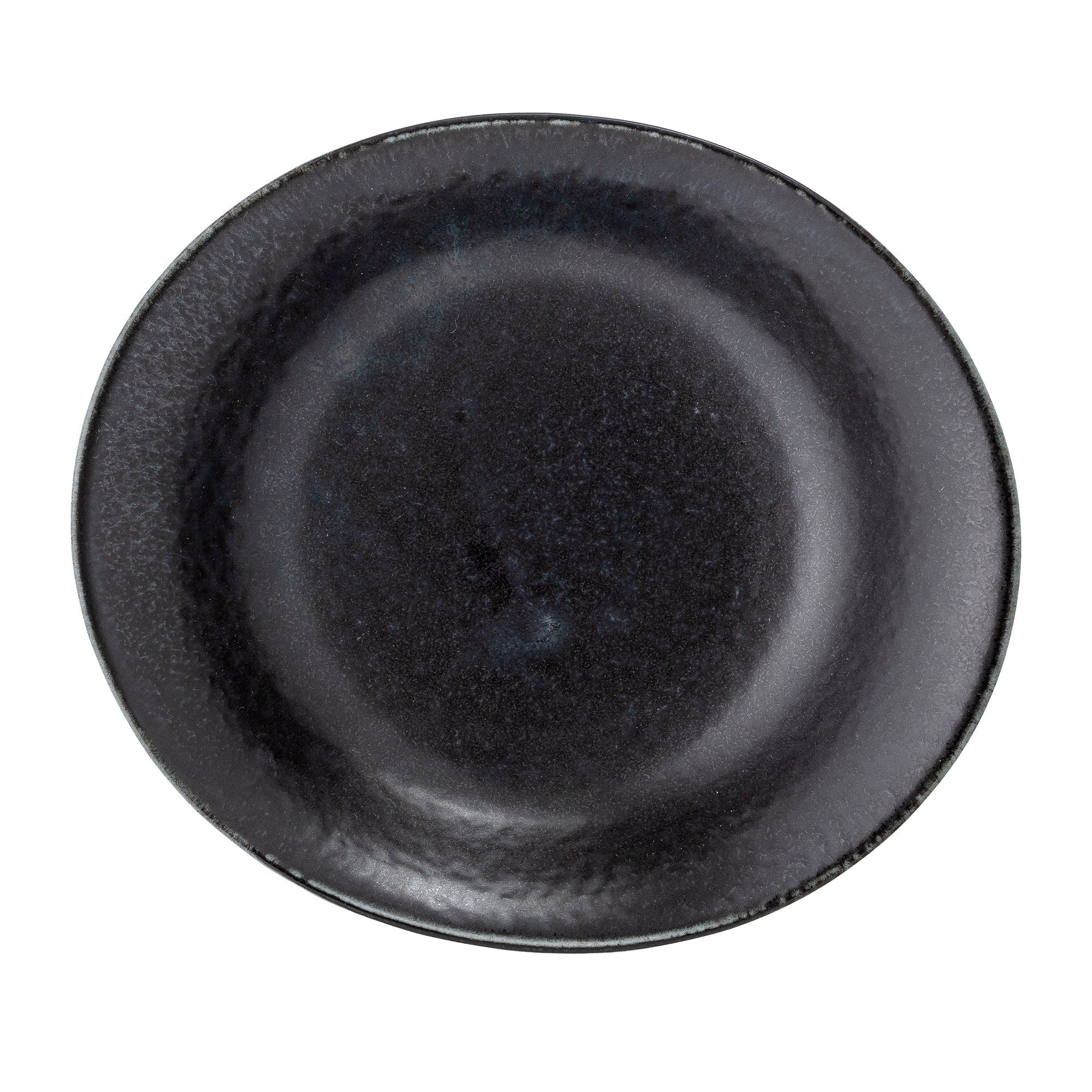 Bloomingville Yoko -Suppenplatte, schwarz, Porzellan
