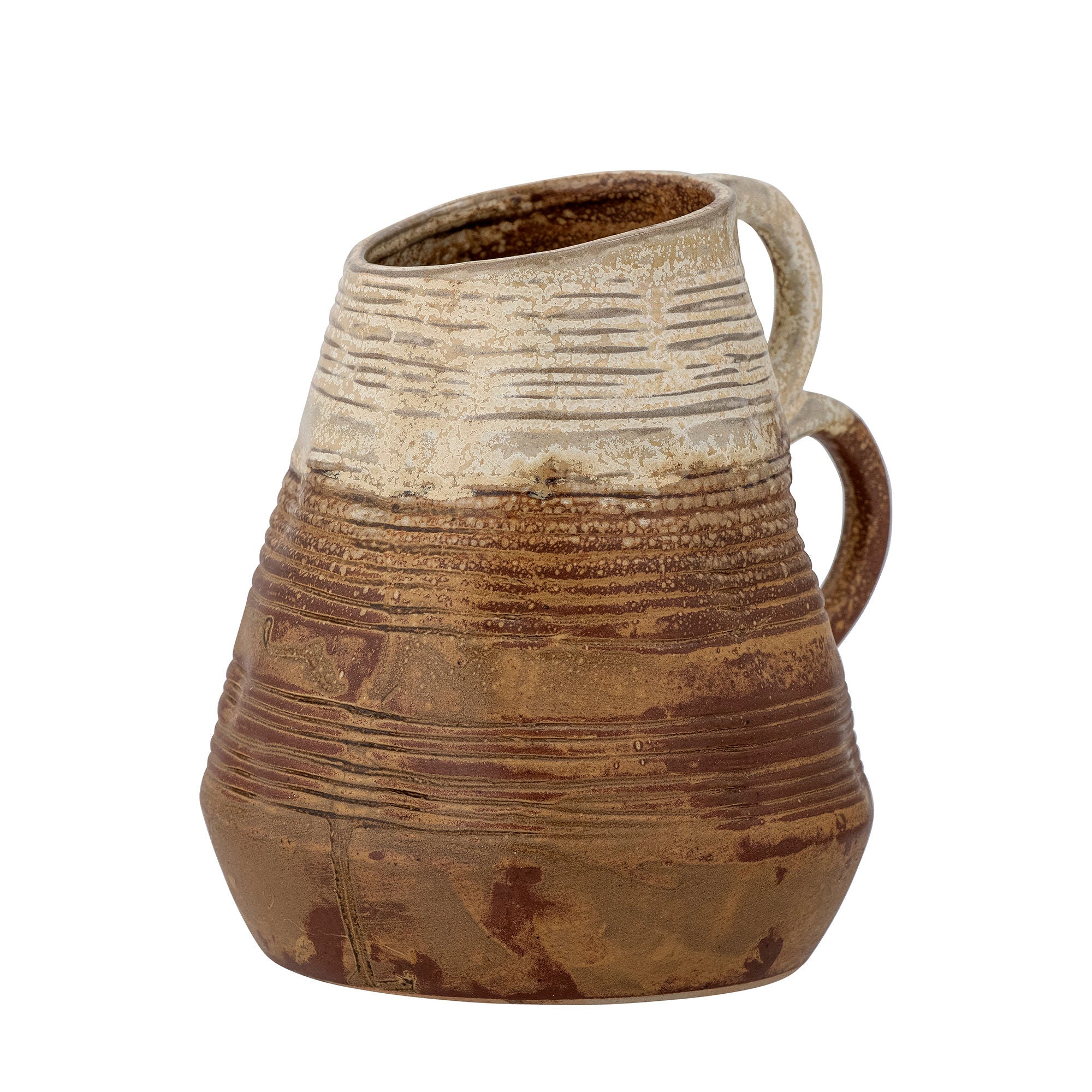 Kreative Kollektion Risa Vase, Brown, Steinzeug