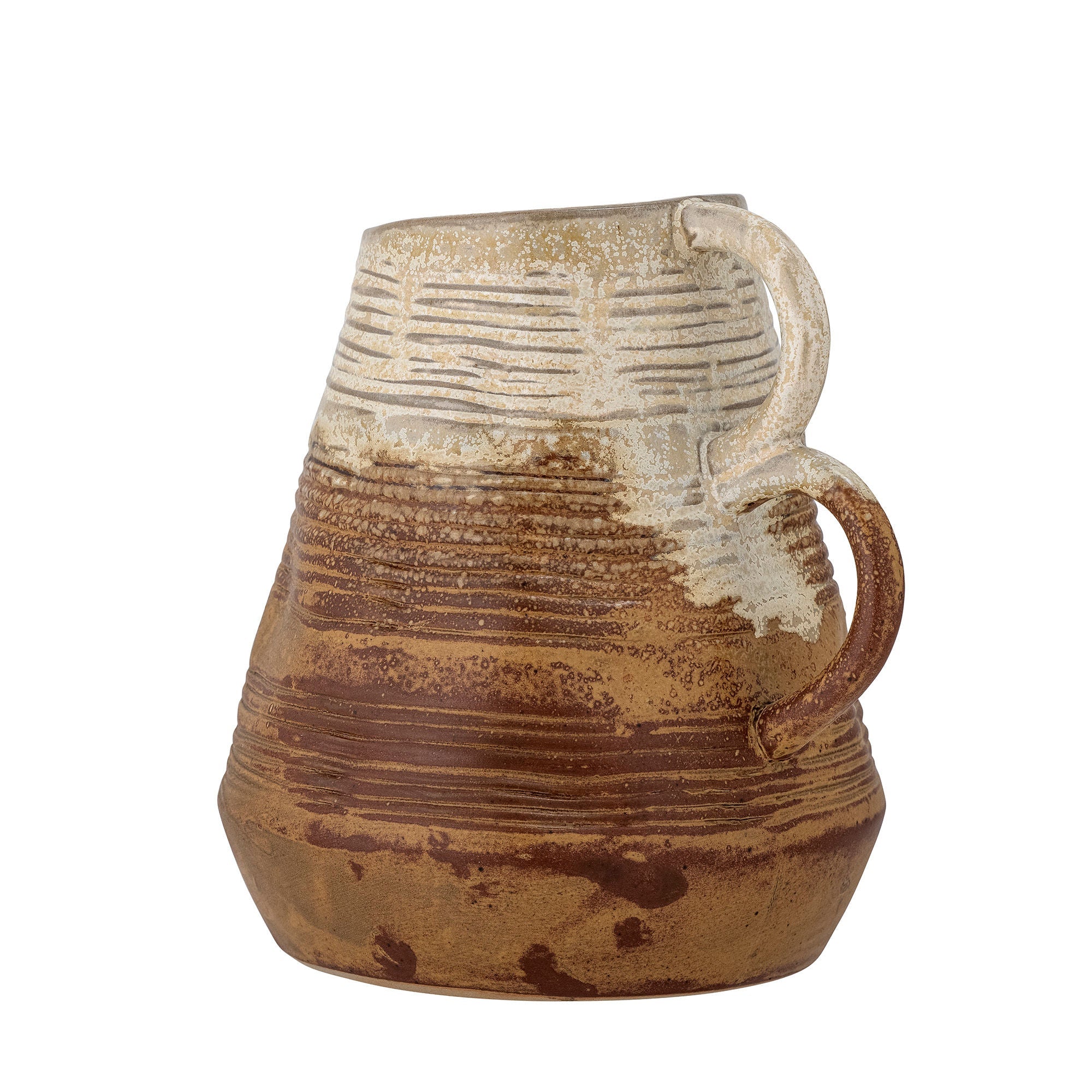 Creative Collection Risa Vase，Brown，Stoneware