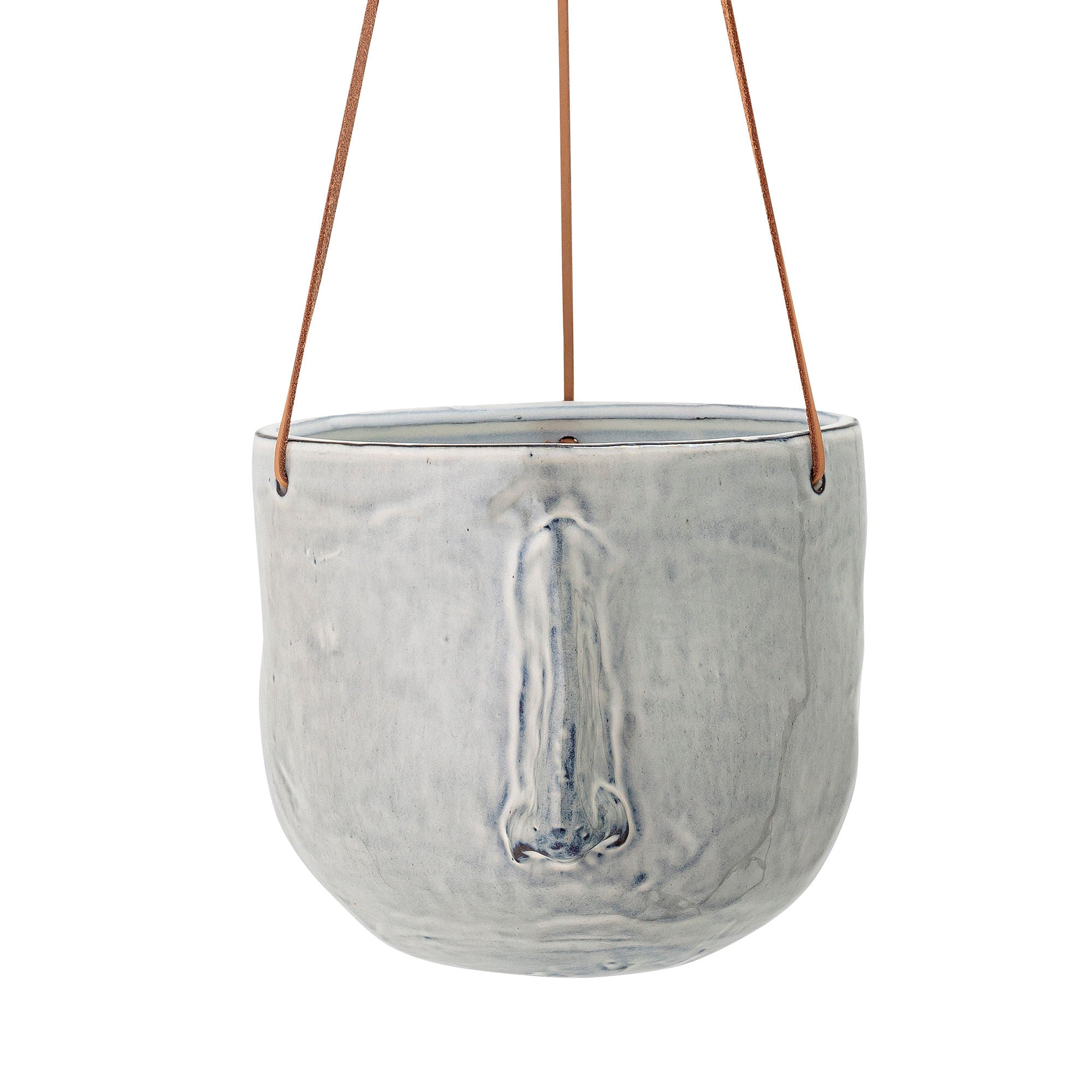 Bloomingville Ileana Flowerpot, Hanging, Gray, Stoneware