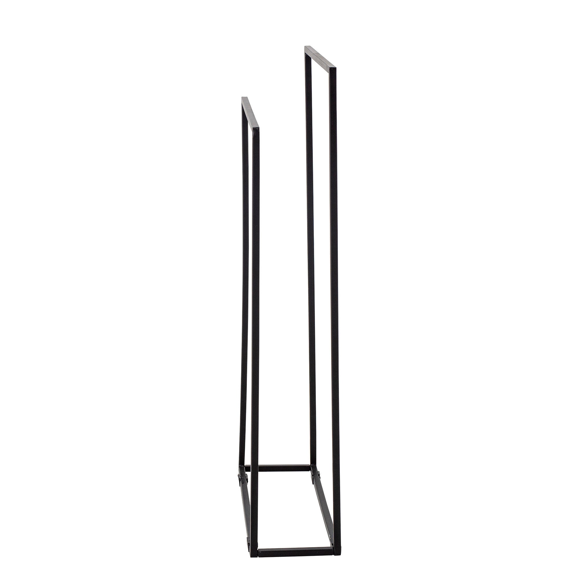 Bloomingville Hak Toallel Rack, negro, metal