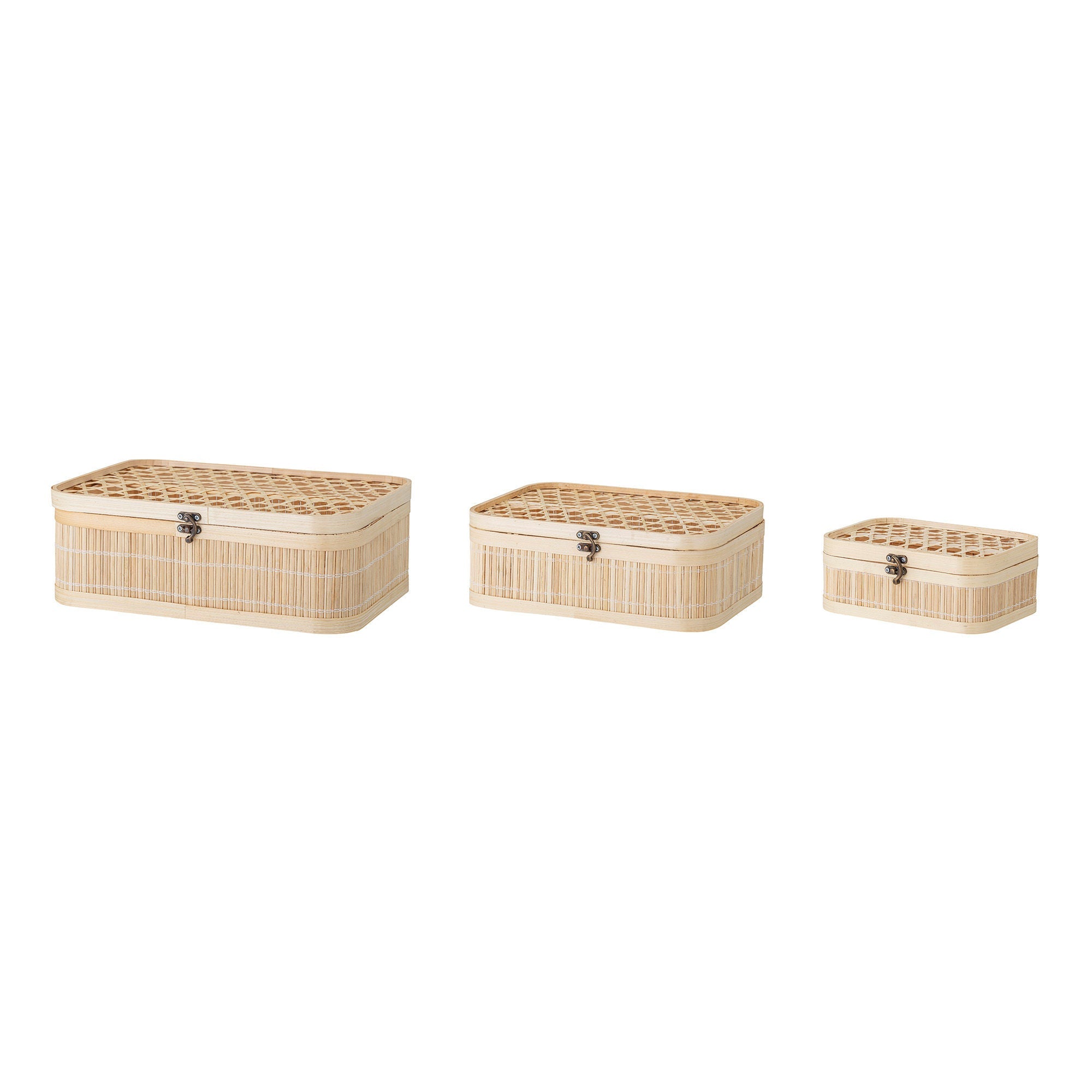 Bloomingville Jach Box m/Lid, Nature, Bamboo