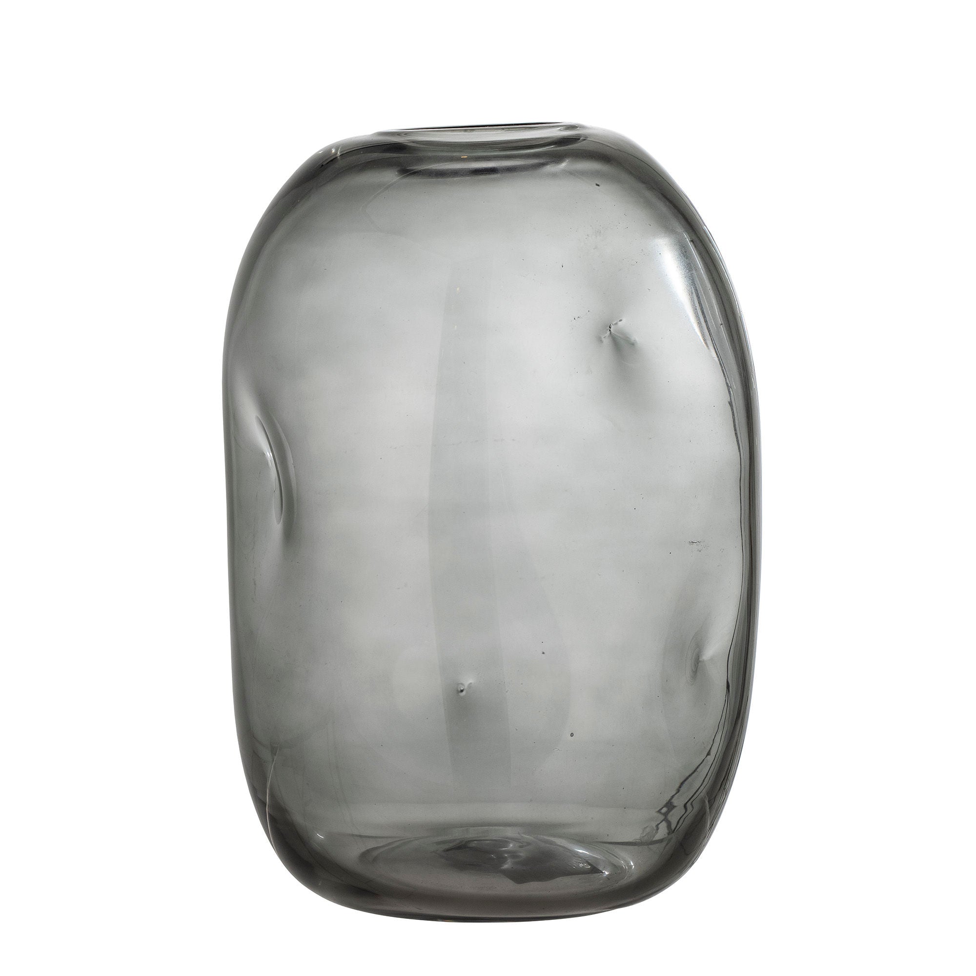 Vaso Vinda di Bloomingville, grigio, vetro