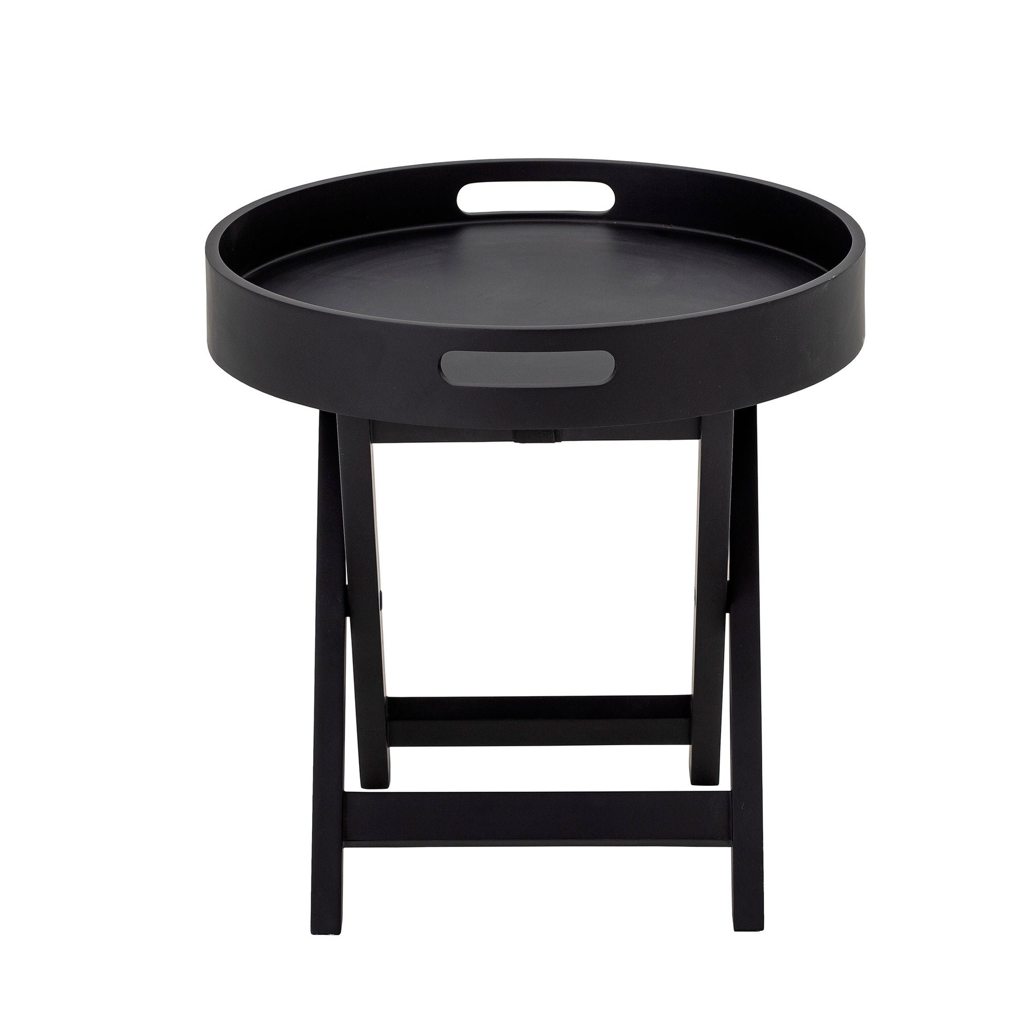 Bloomingville Freya托盘桌，黑色，橡胶木