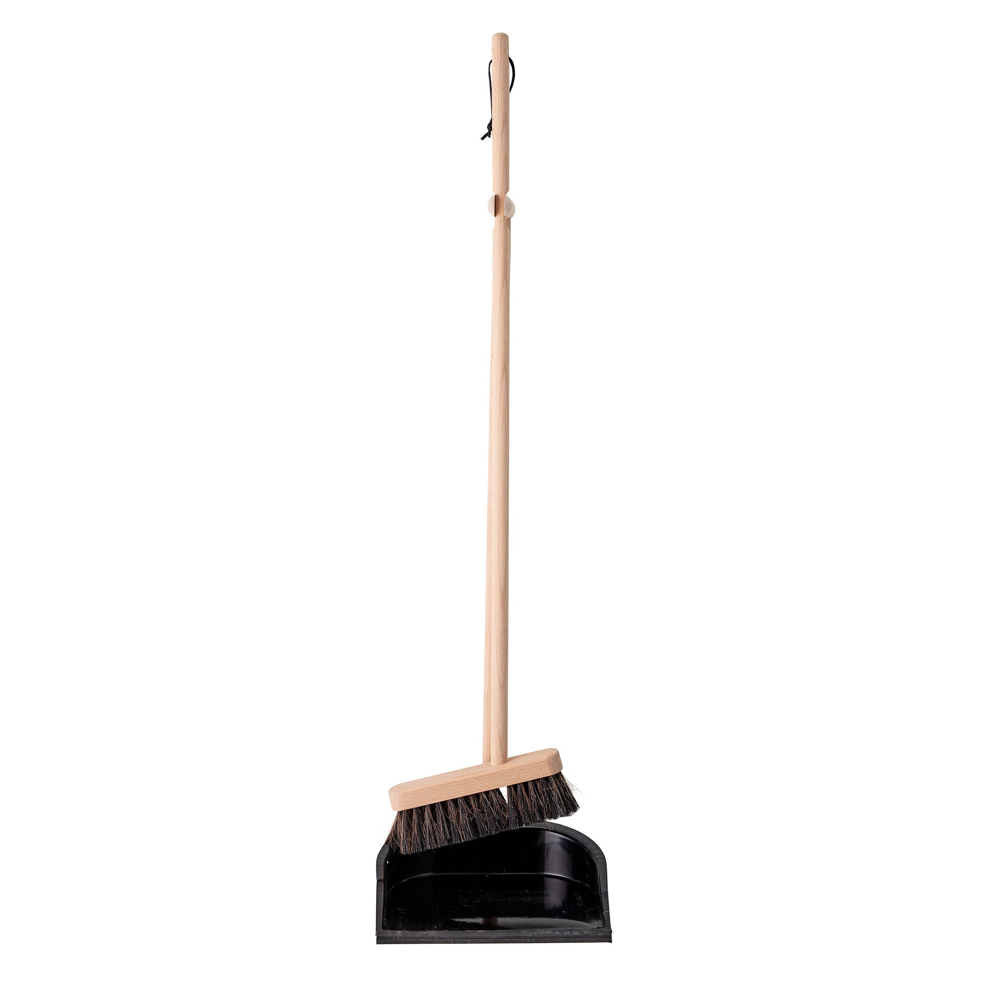 Bloomingville schoonmaken Dustpan & Broom, Nature, Beech