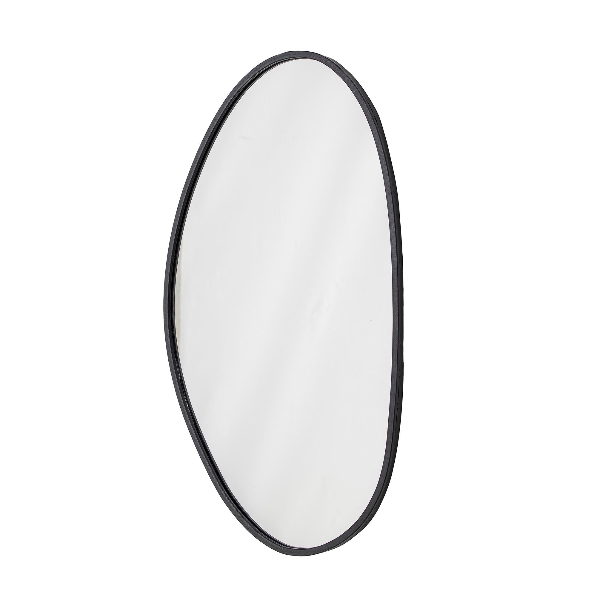 Creatieve collectie Faun Wall Mirror, zwart, ijzer