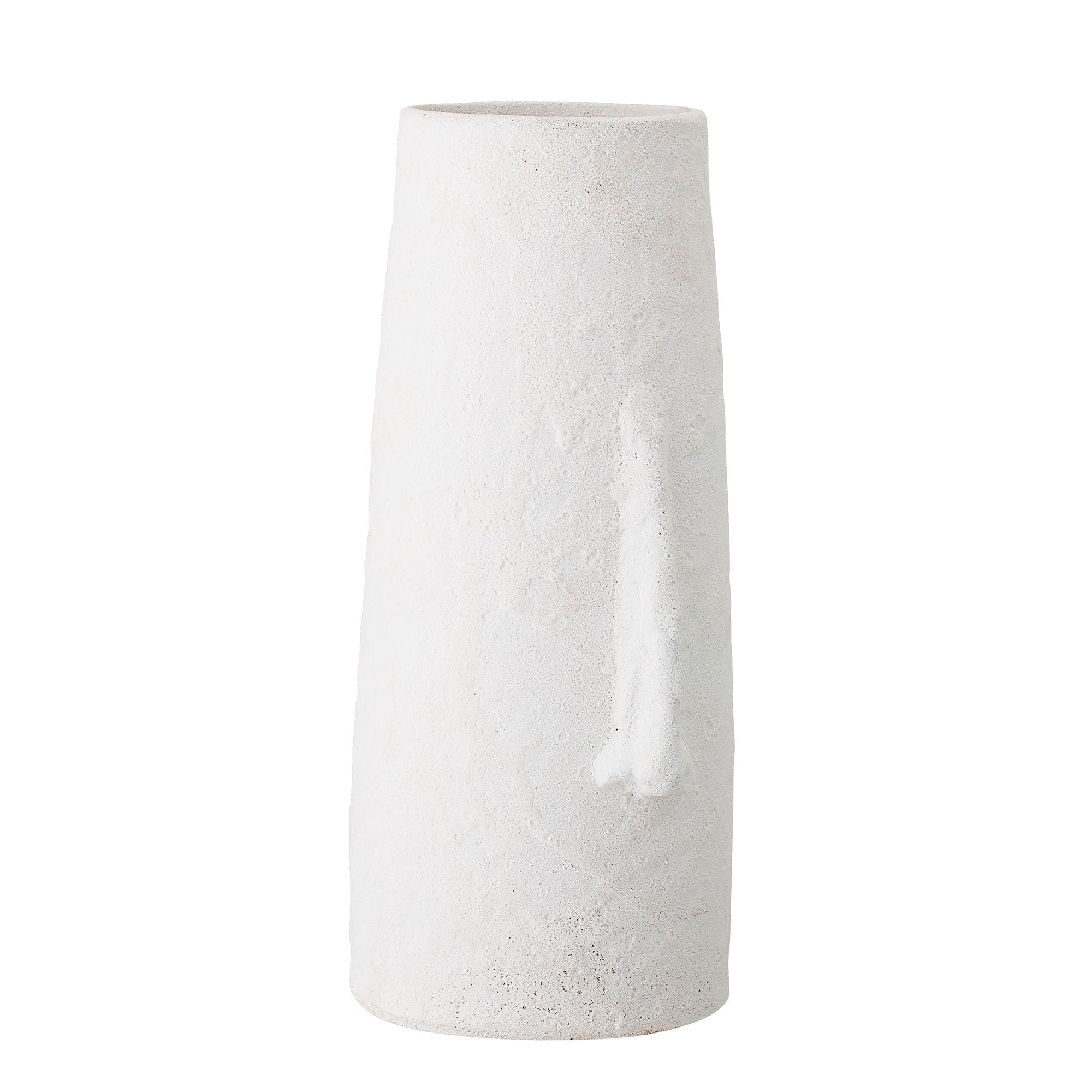 Bloomingville Berican Deco Vase, blanc, terre cuite