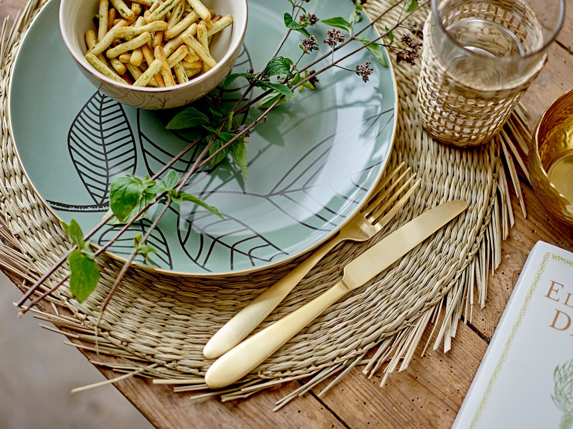 Bloomingville frea bestik, guld, rustfrit stål