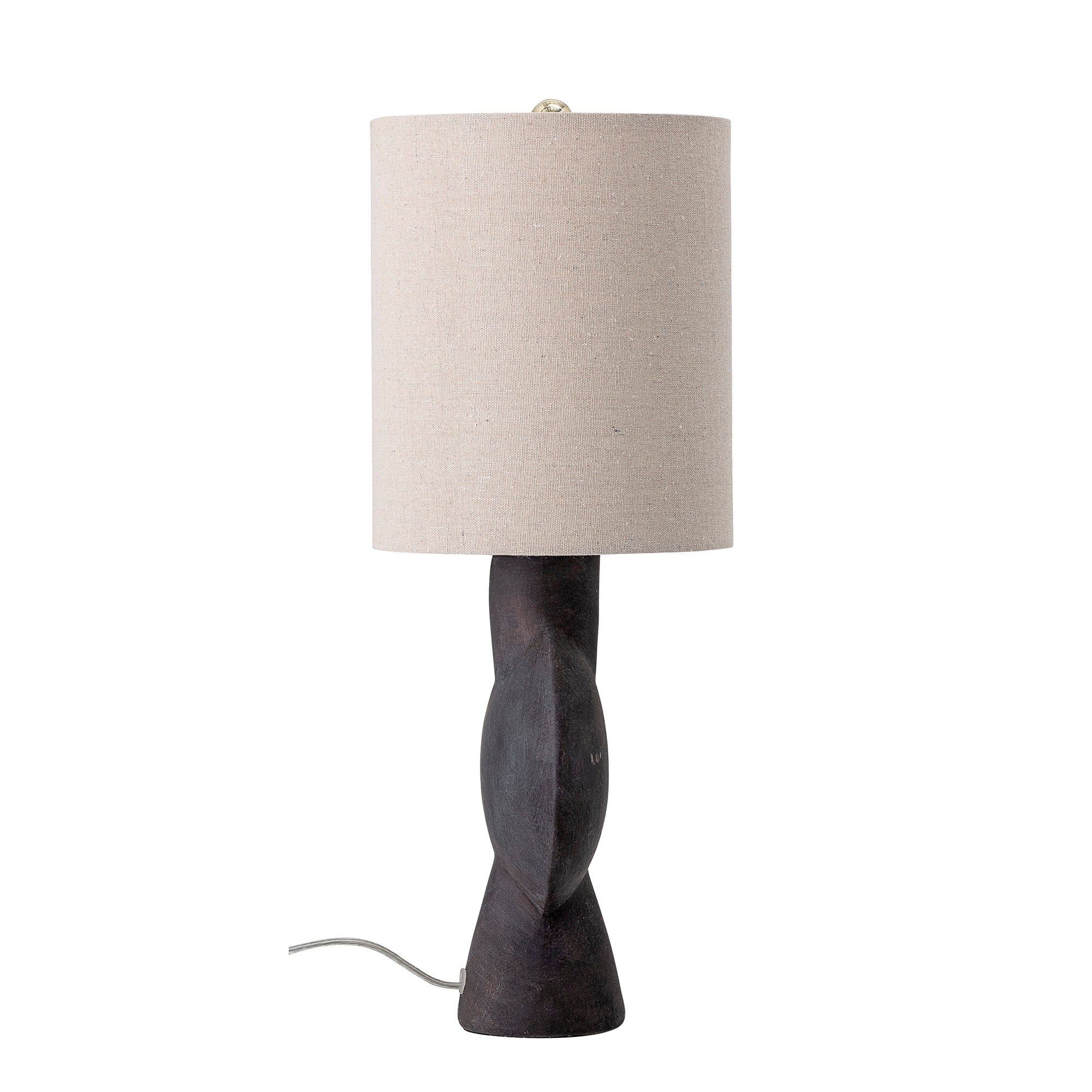 Lampe de table de Bloomingville Sergio, marron, terre cuite