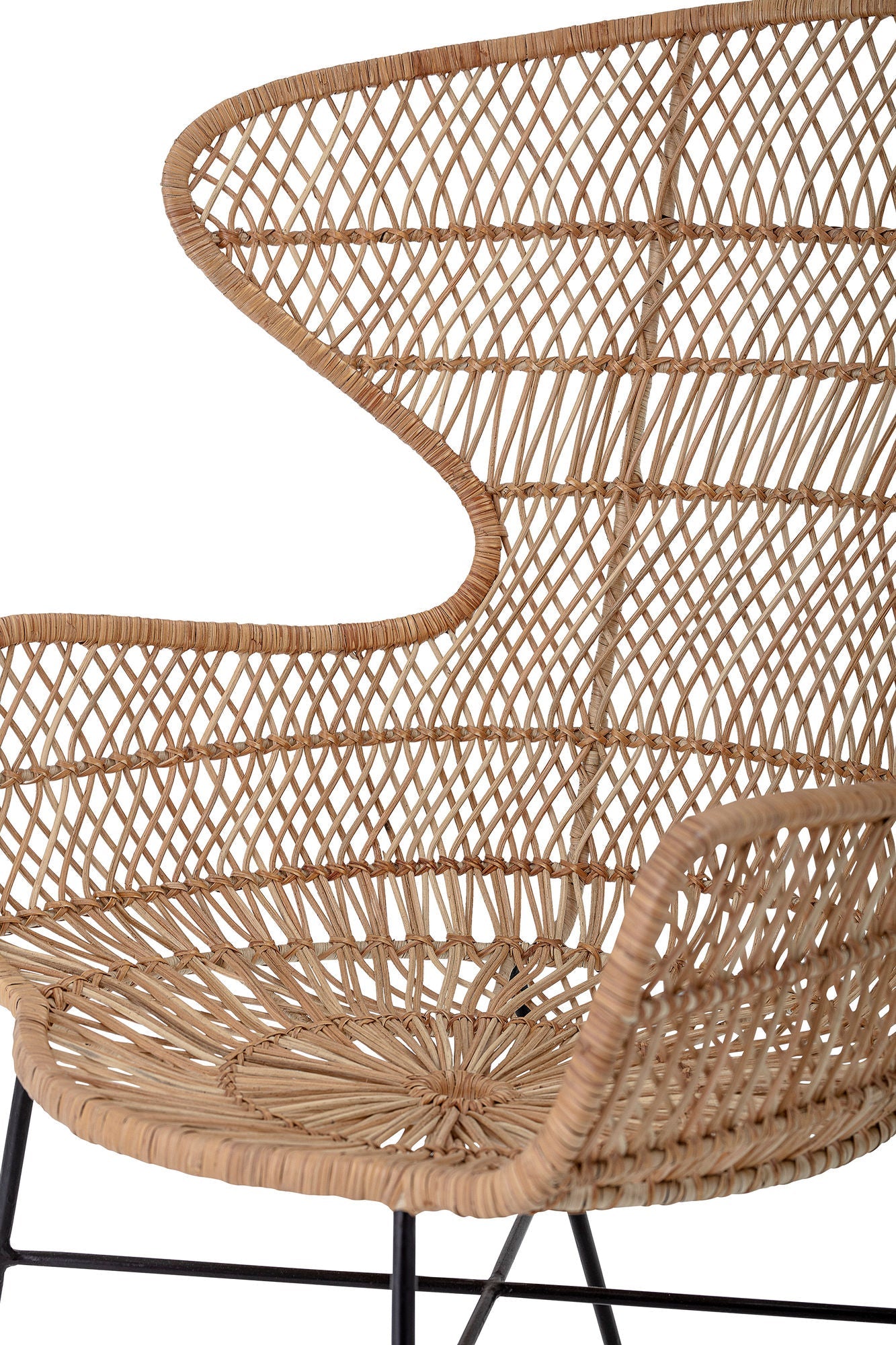 Bloomingville Oudon Lounge Chair, Nature, Rattan