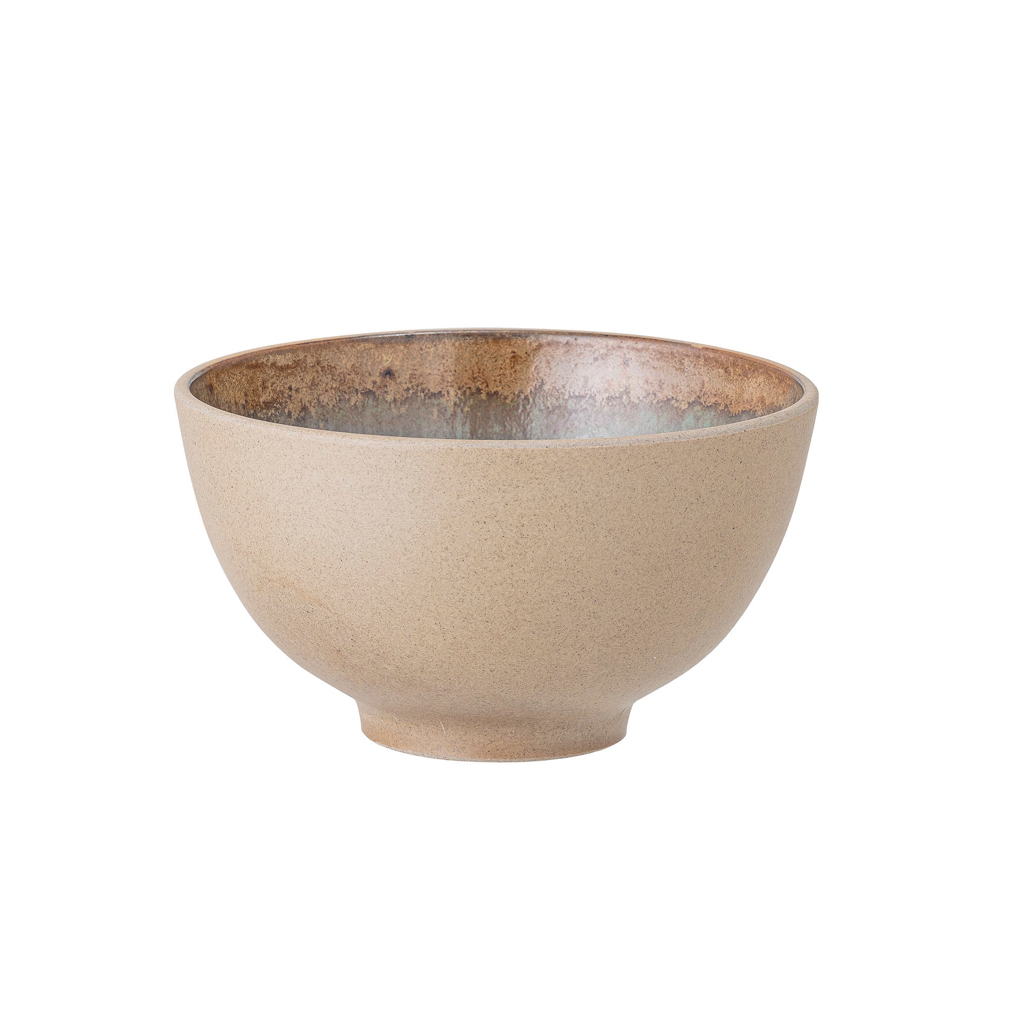 Bloomingville Lee Bowl w/lock, natur, stengods