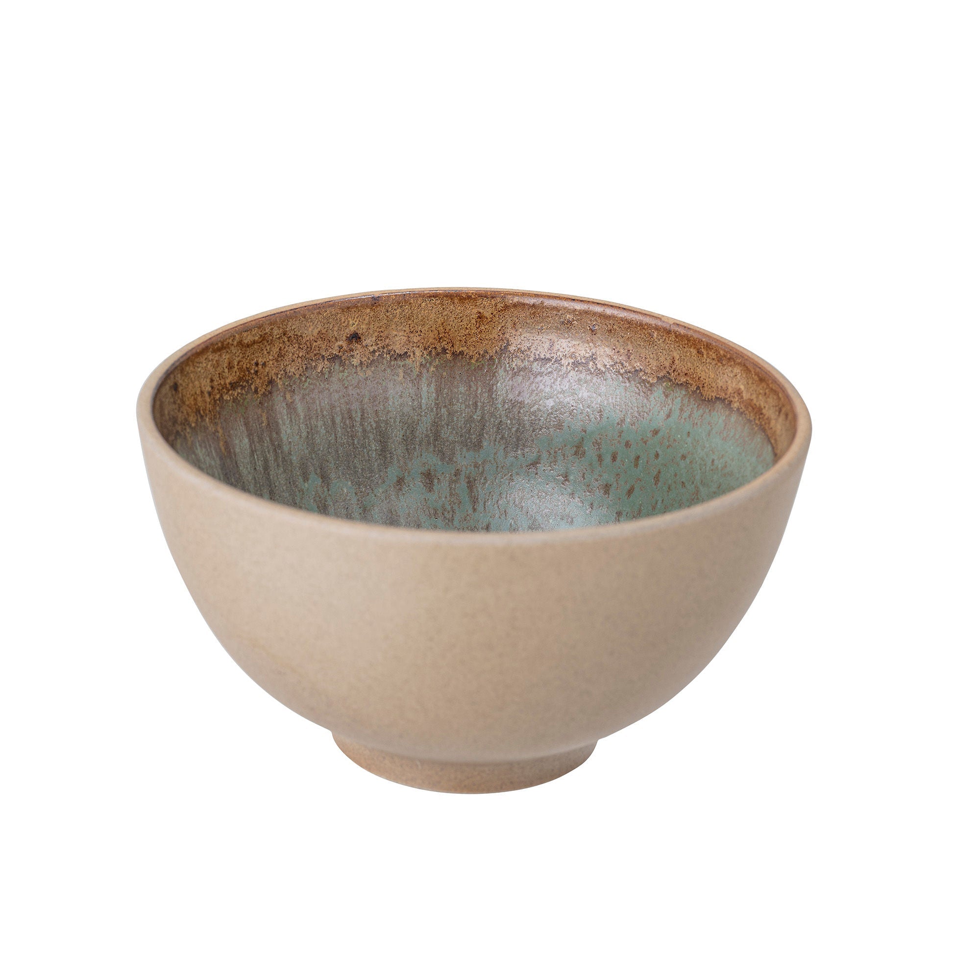 Bloomingville Lee Bowl mit Deckel, Natur, Steinzeug