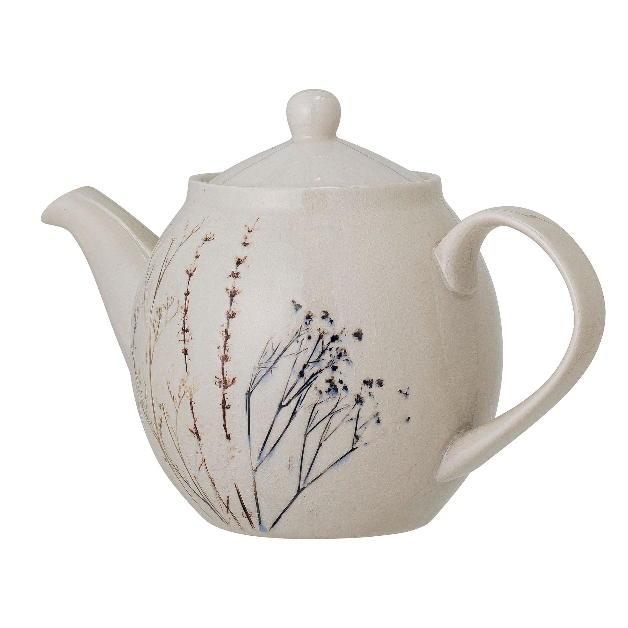 Bloomingville Bea茶壶，自然，stone器