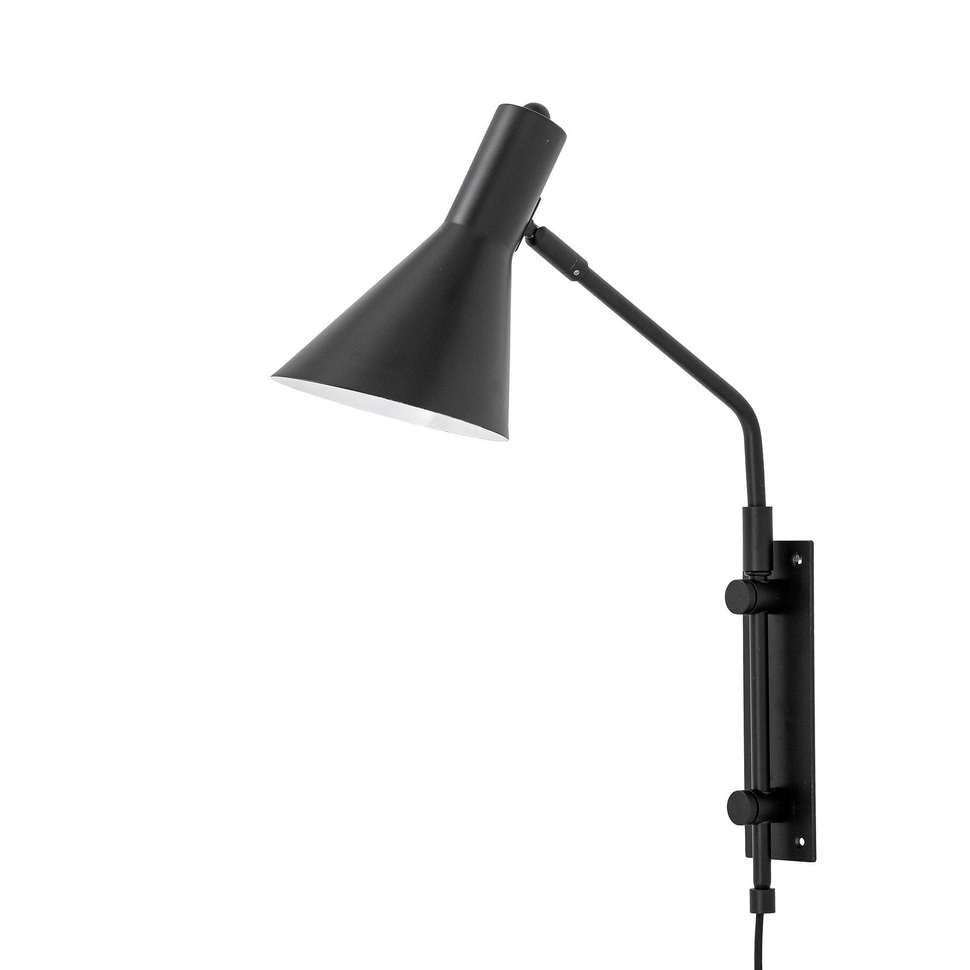 Bloomingville Edil Wall Lamp, nero, metallo