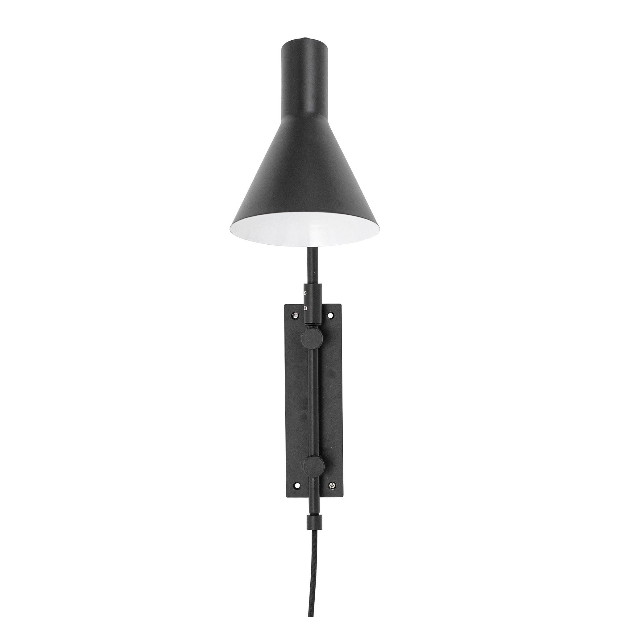 Bloomingville Edil Wall Lamp, sort, metal