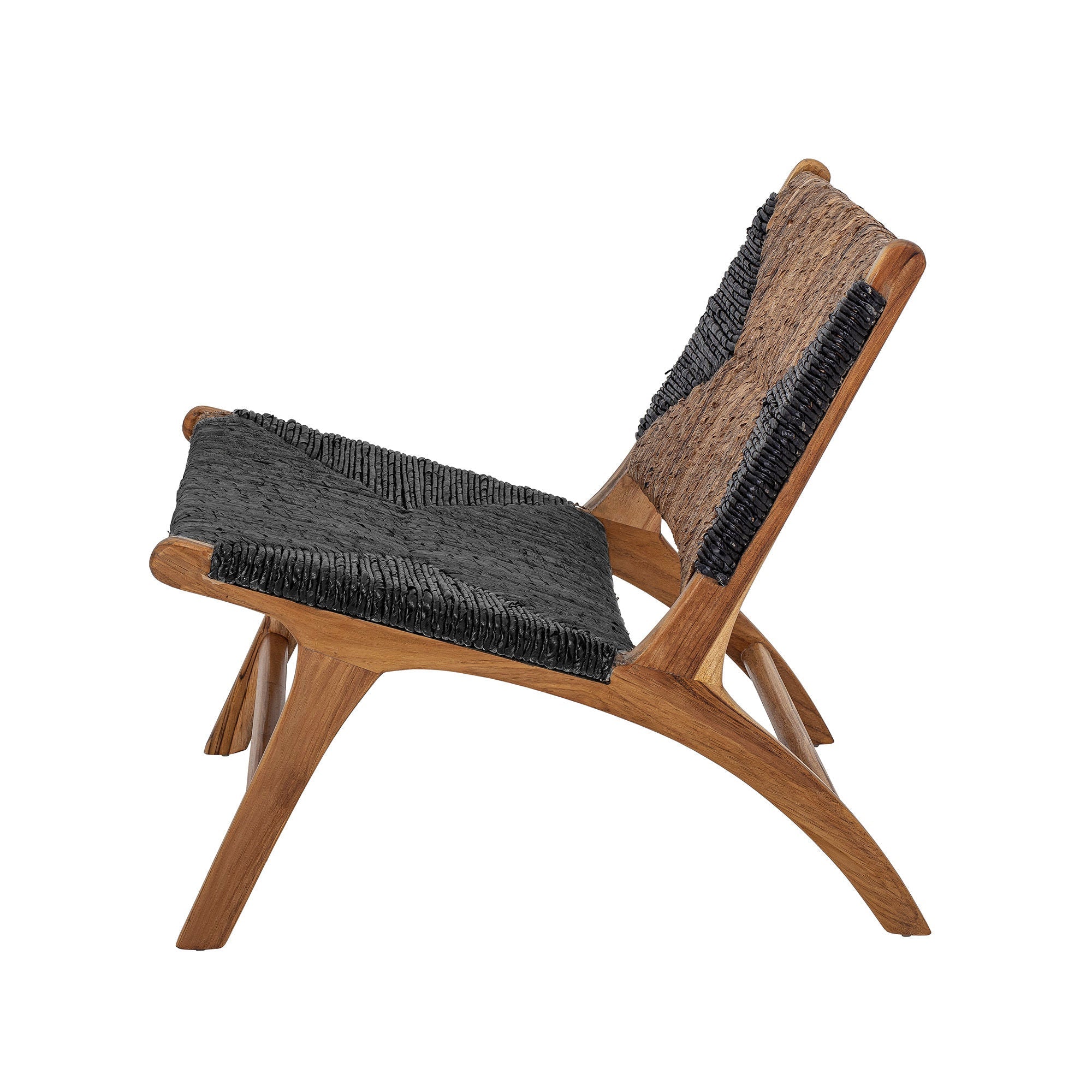 Creative Collection Grant Lounge stol, sort, teak