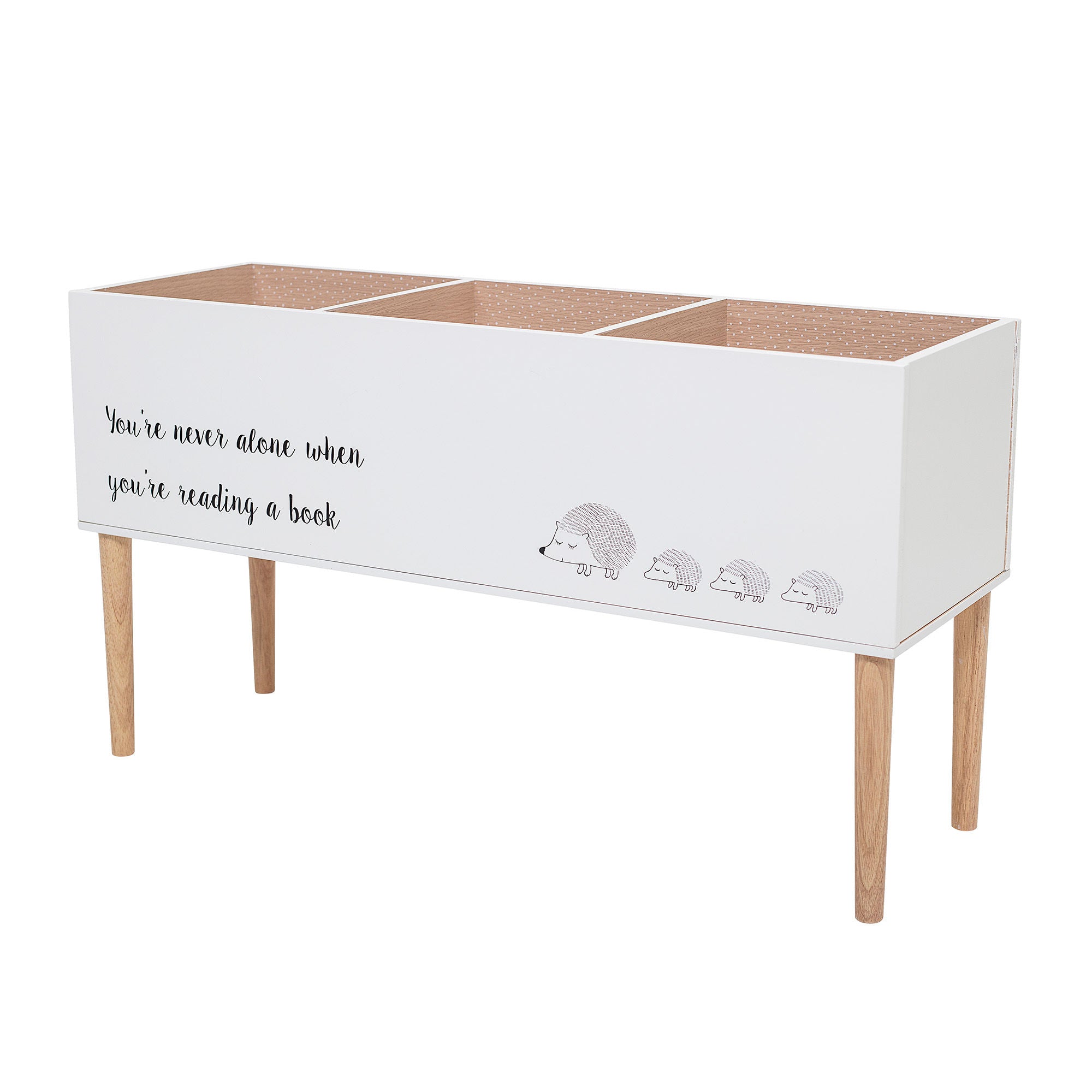 Bloomingville Mini Salam Buchstand, Weiß, MDF