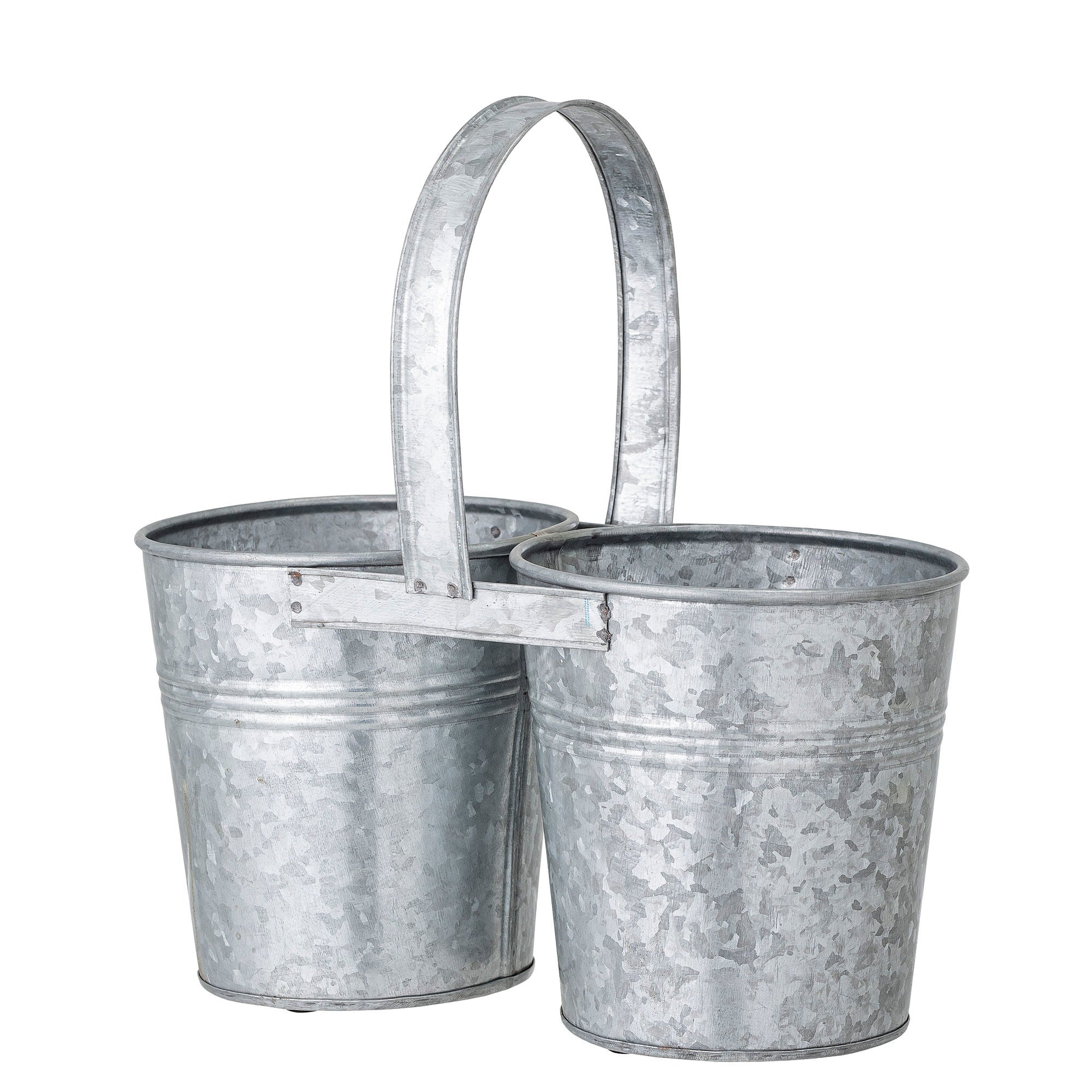 Bloomingville Jessy Flowerpot, Gray, Galvanized Iron