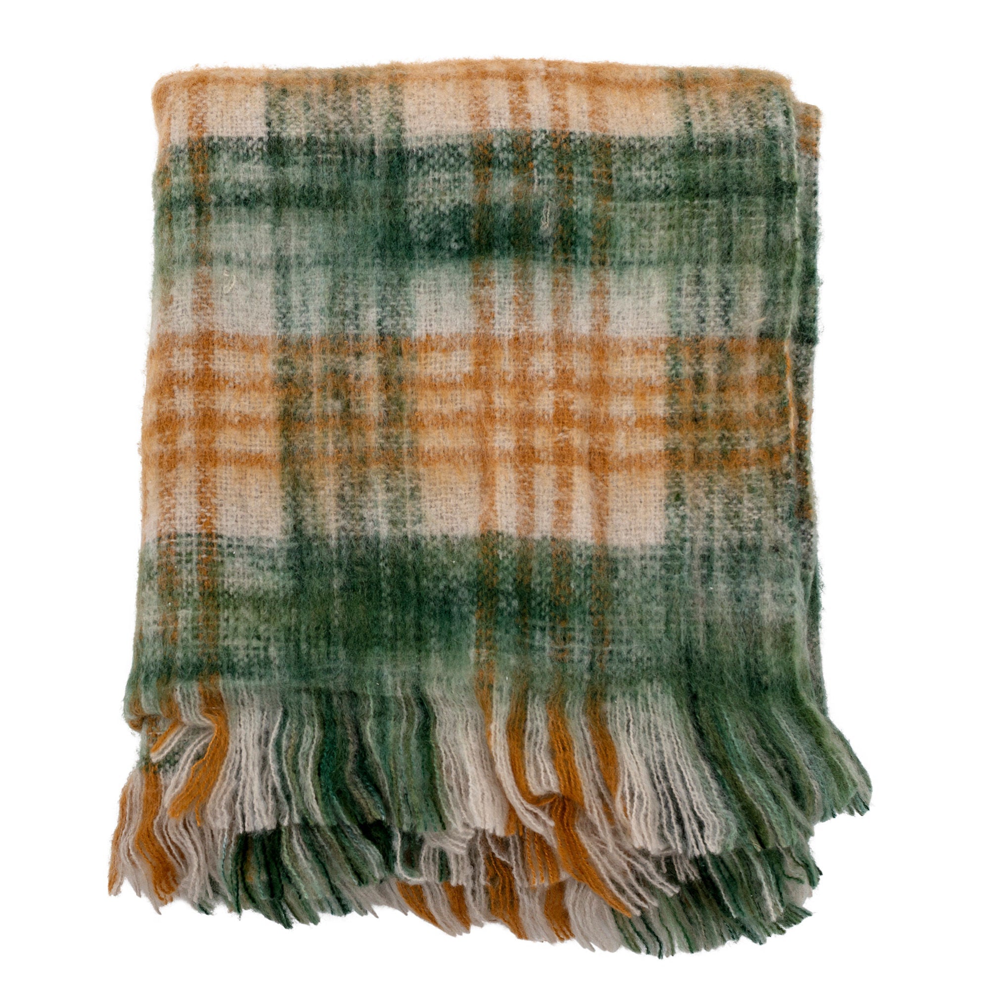 Collezione creativa Baloo Throw, verde, acrilico