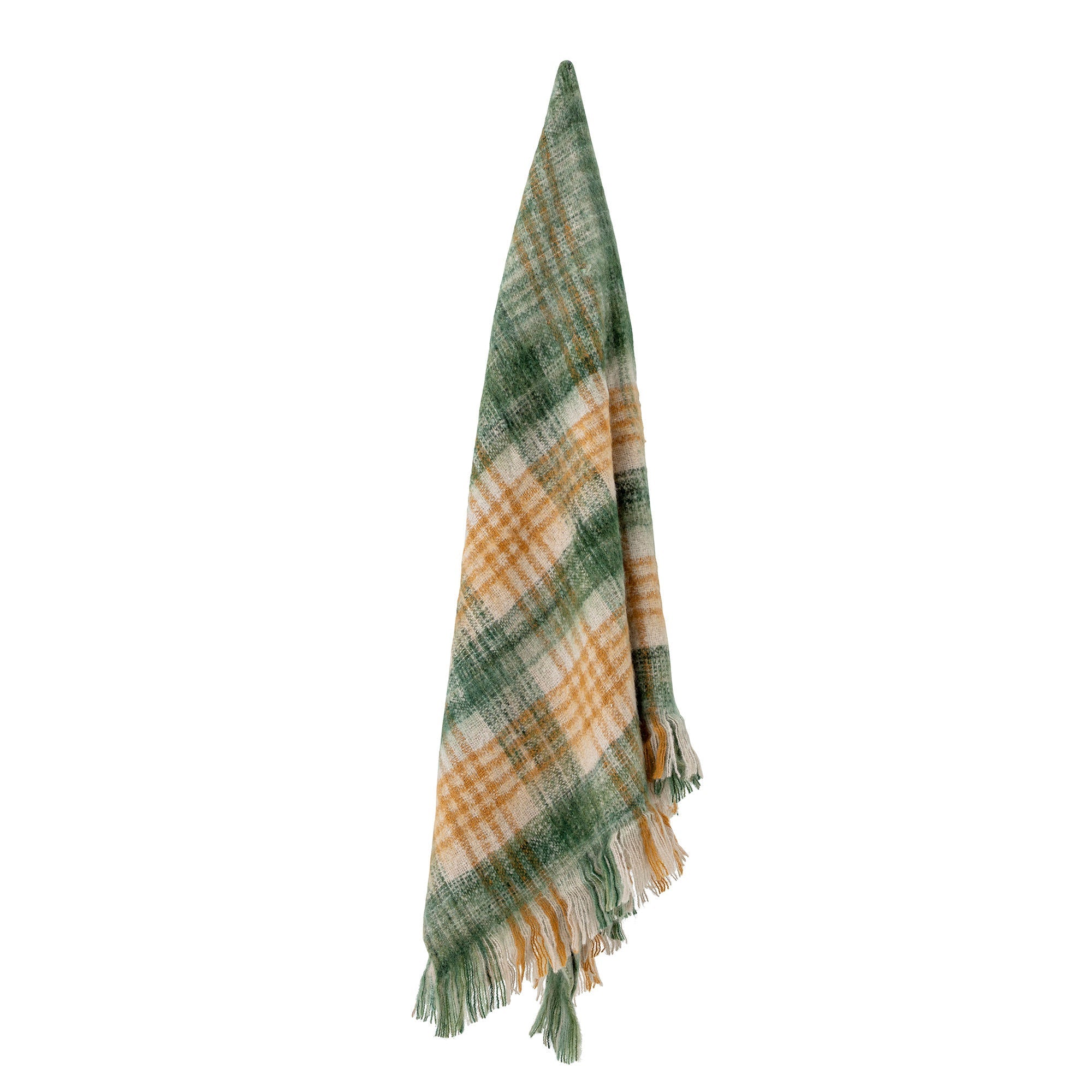 Collezione creativa Baloo Throw, verde, acrilico