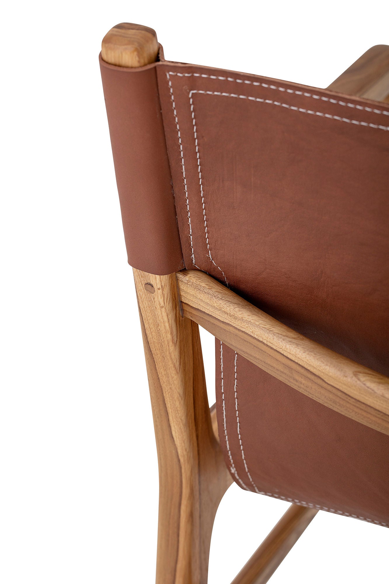 Bloomingville Ollie Lounge椅子，棕色，皮革