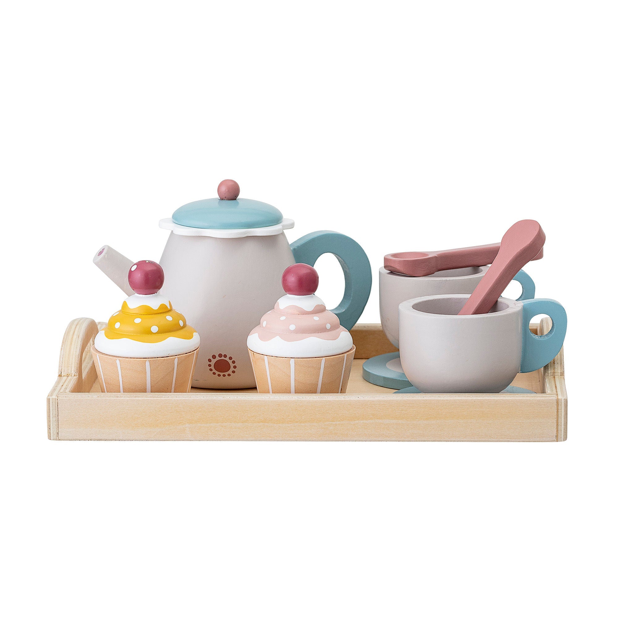 Bloomingville Mini Gentrim Play Set, Food, Gray, FSC®100% Playwood