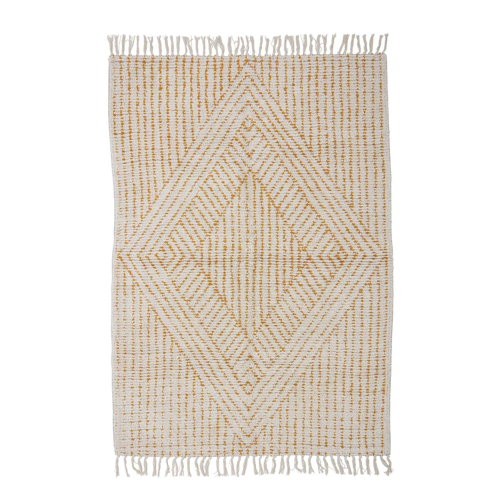 Creatieve collectie Stephi Rug, Yellow, Cotton