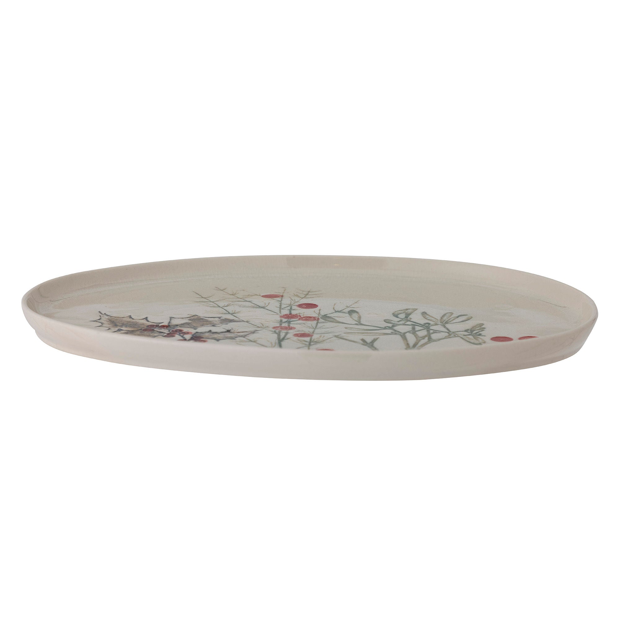 Bloomingville Hollie Serving Plate，绿色，stoneware