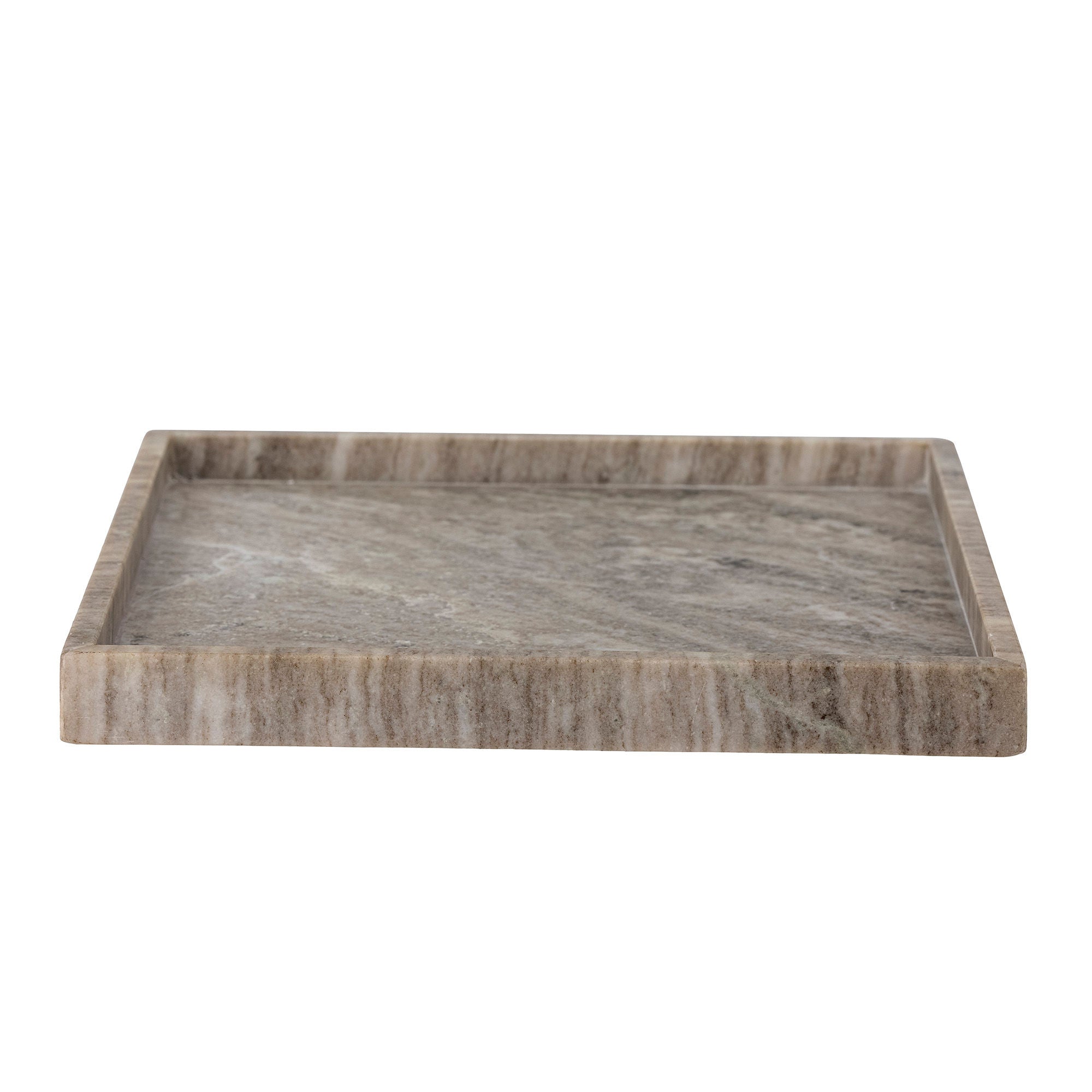 Bloomingville Majsa Tray，Brown，Marble