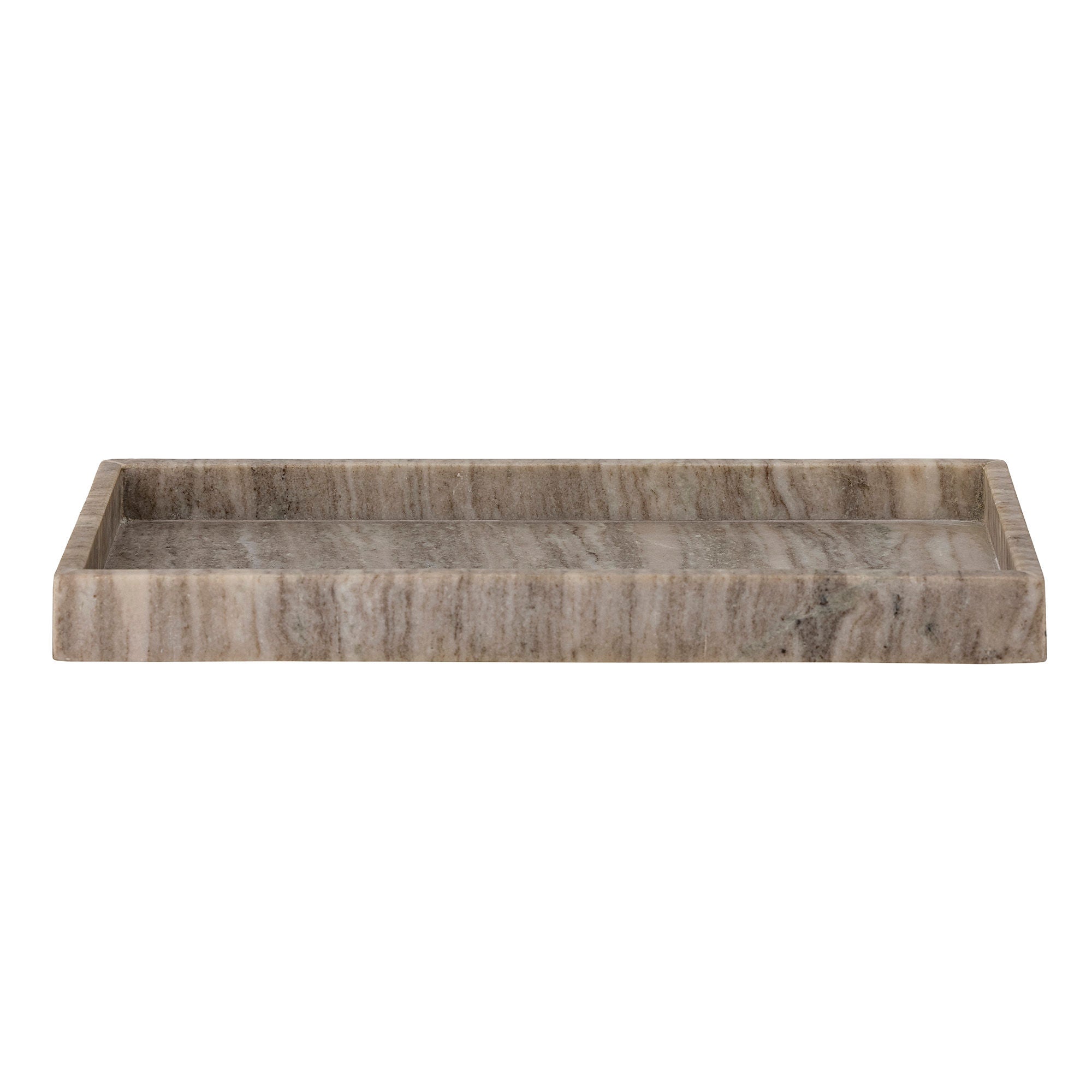 Bloomingville Majsa Tray，Brown，Marble