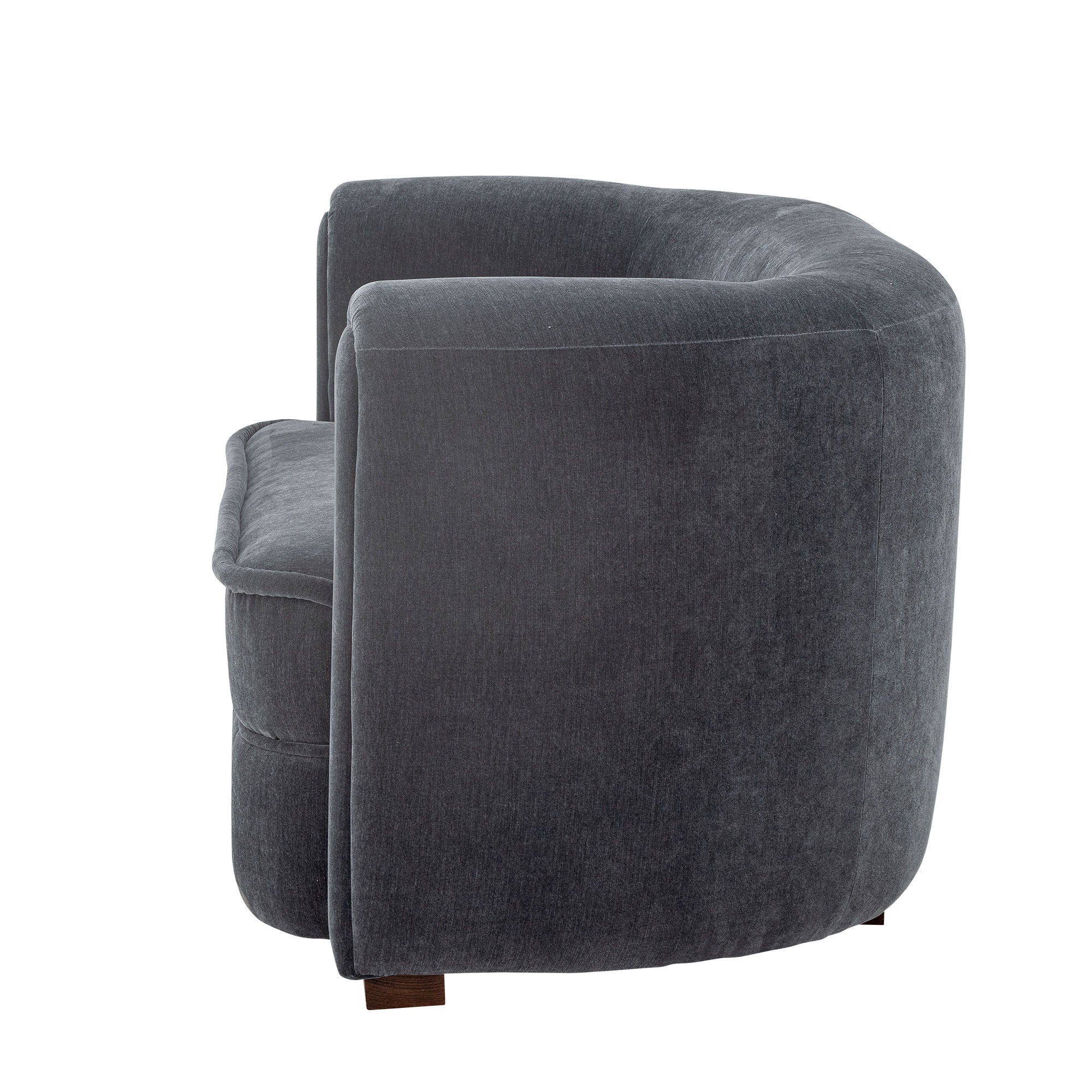 Kreative Sammlung Malala Sofa, Blau, recyceltes Polyester