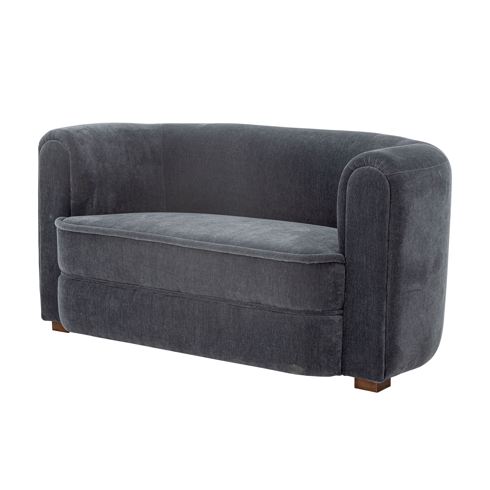 Kreative Sammlung Malala Sofa, Blau, recyceltes Polyester