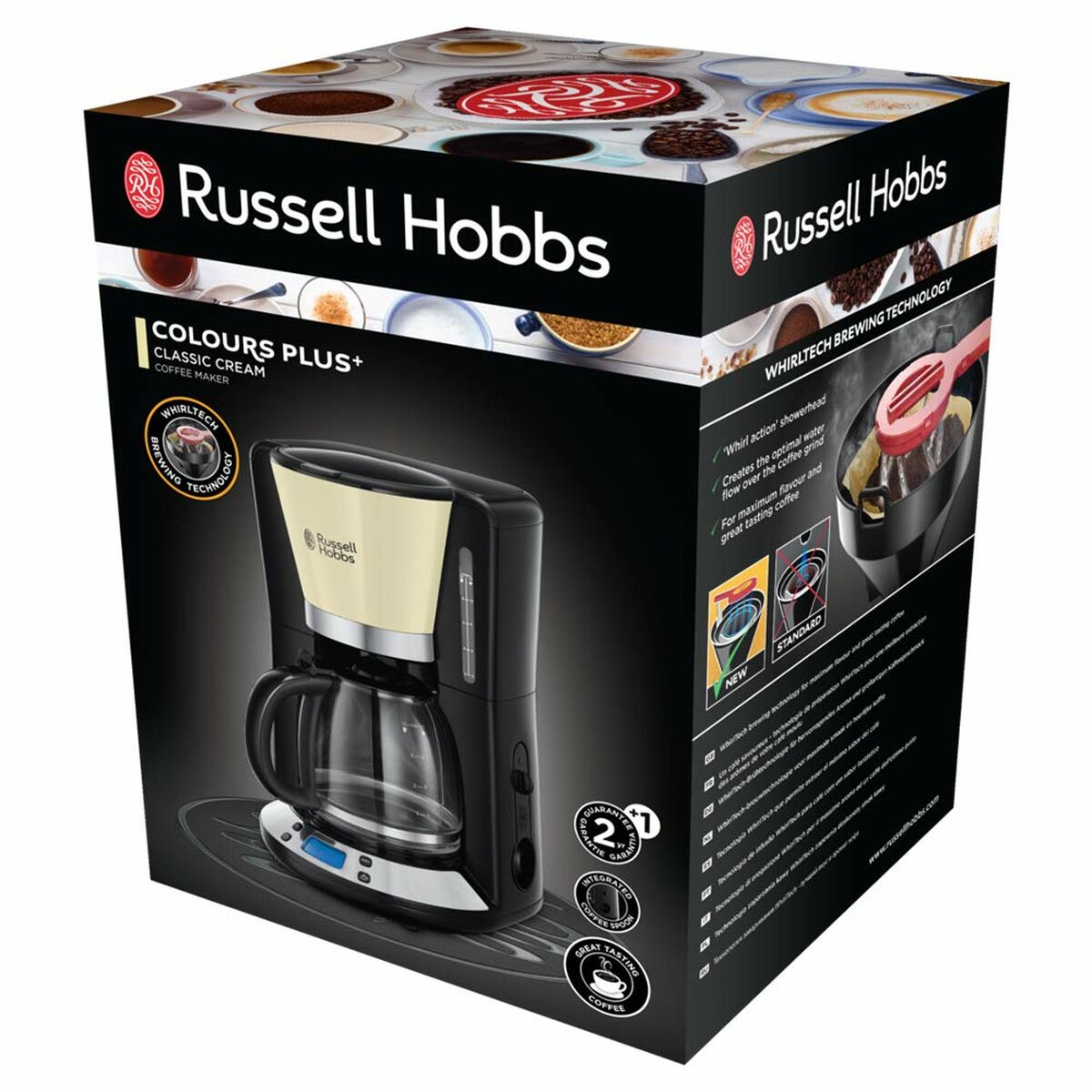 Drip kaffivél Russell Hobbs 24033-56 1100 W 15 bollar rjómi