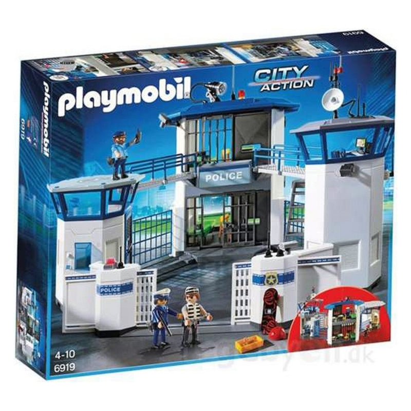 Playset城市行动警察局与监狱Playmobil 6919