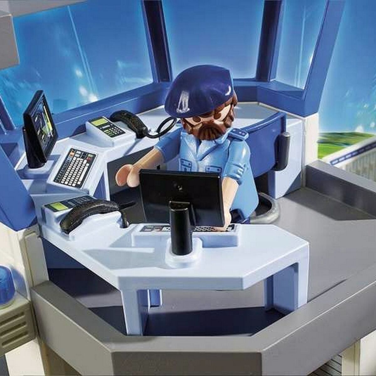 Playset City Action Police Station mit Gefängnissmobil 6919