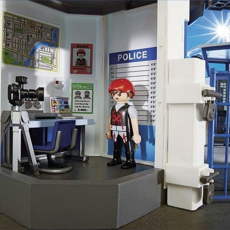 Playset City Action Police Station mit Gefängnissmobil 6919