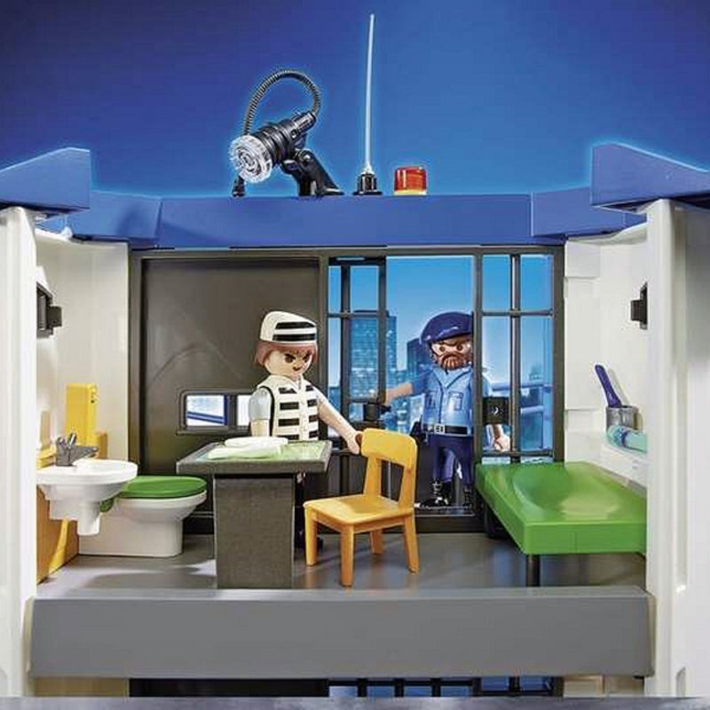 Playset City Action Police Station mit Gefängnissmobil 6919