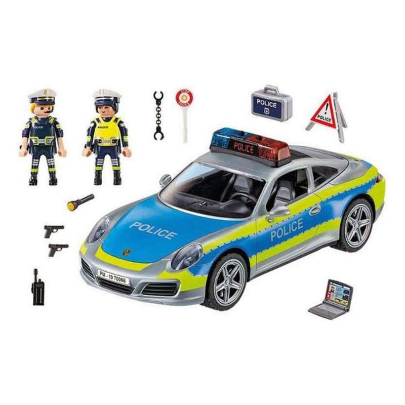 Playset Porsche 911 Carrera 4S Police Playmobil 70066 (36 PC)