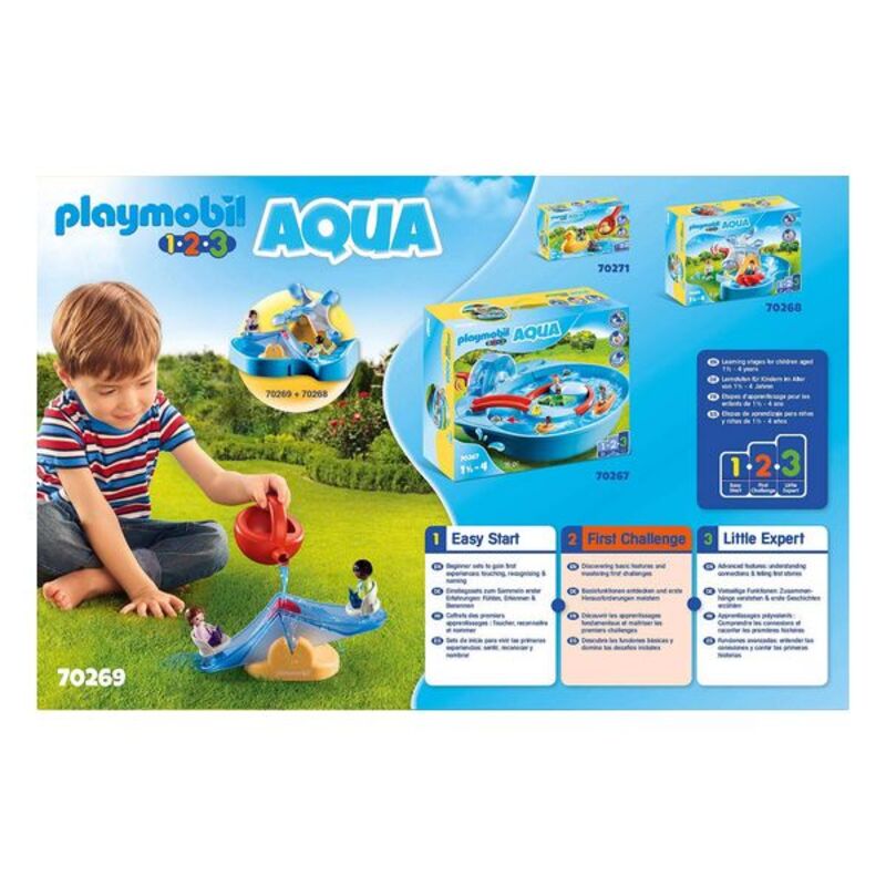 Playset 1,2,3 Rocker de agua con Sprinkler Playmobil 70269 (7 PC)