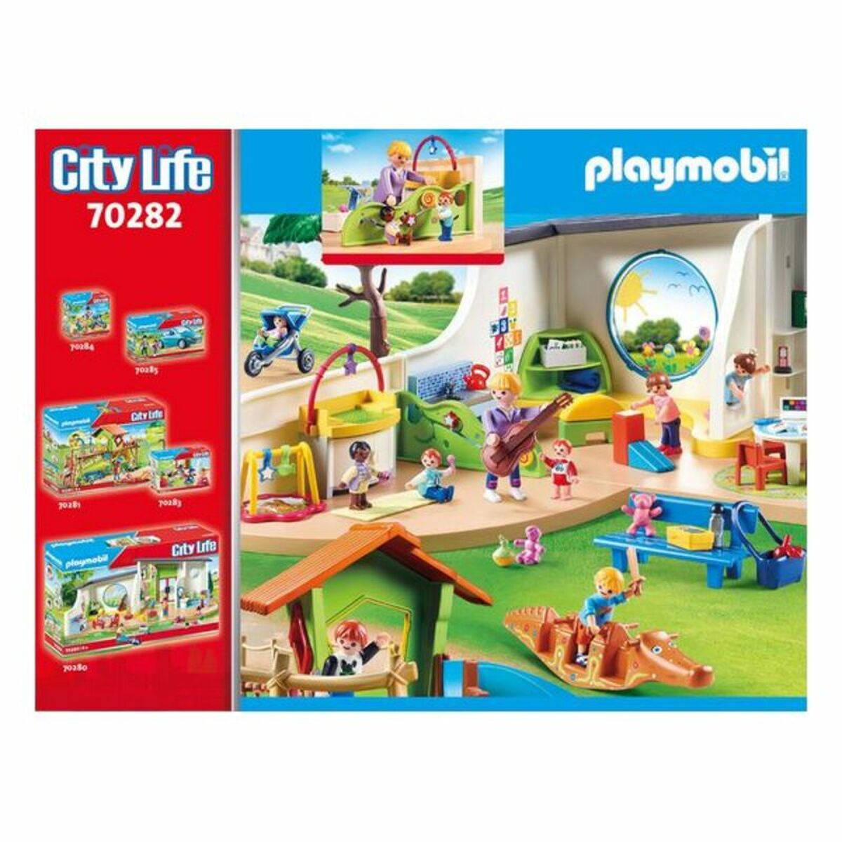 Playset City Life Baby Room Playmobil 70282 (40 PCs)