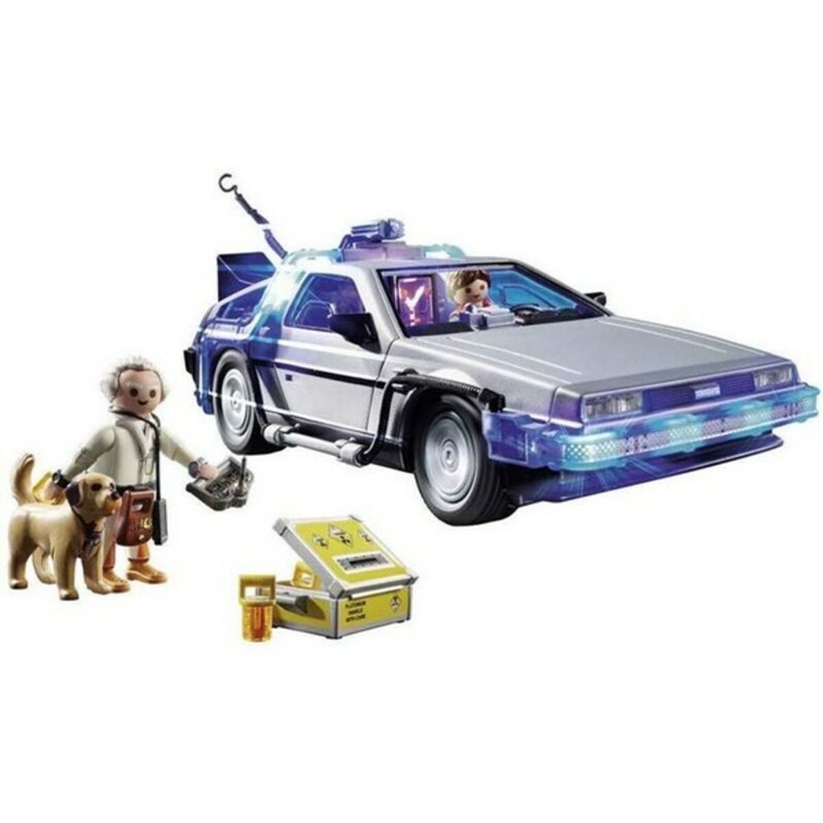 Playset Action Racer dans le futur Dellorean Playmobil 70317