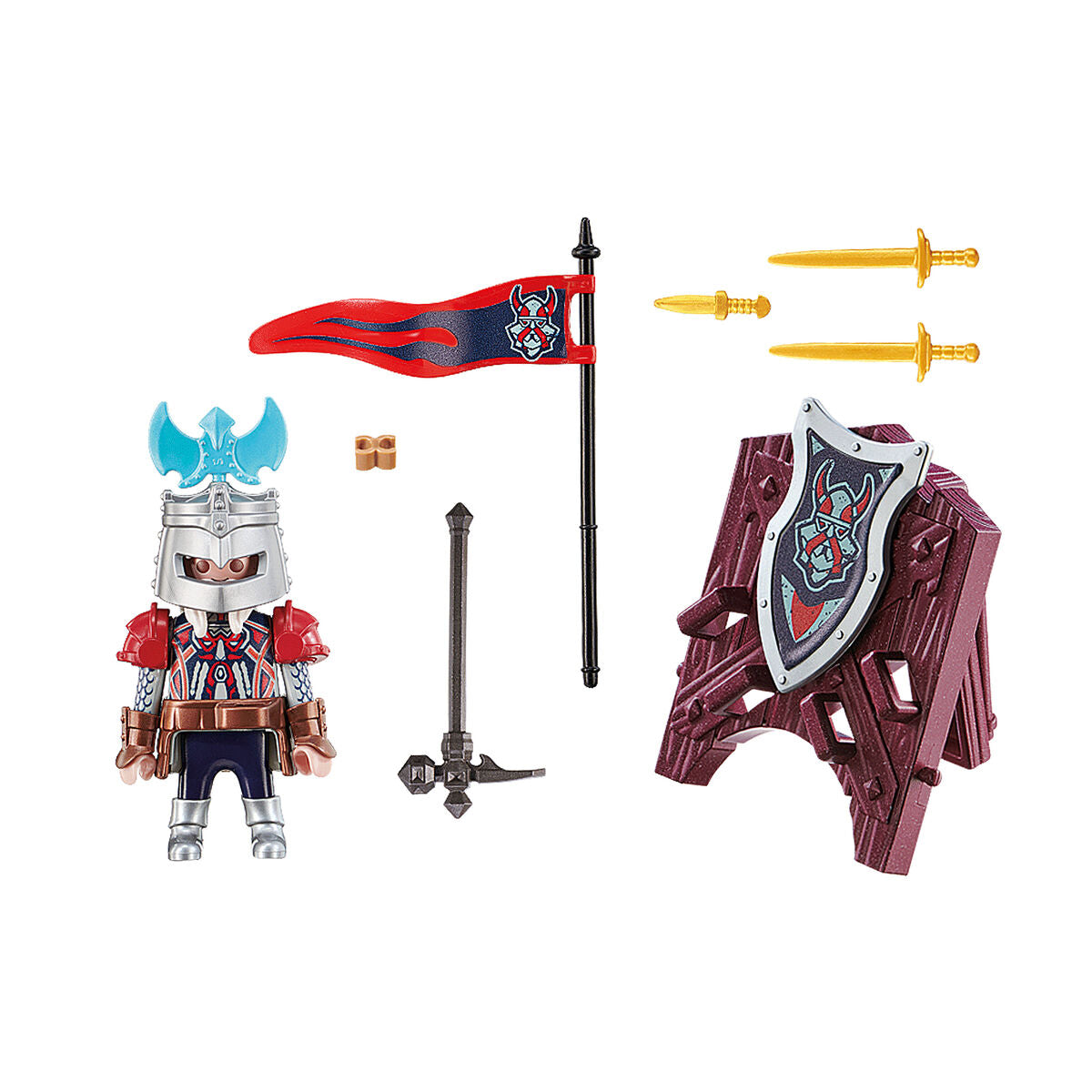 Playmobil de figure conjointe 70378 Knight médiéval 70378 (17 pc)