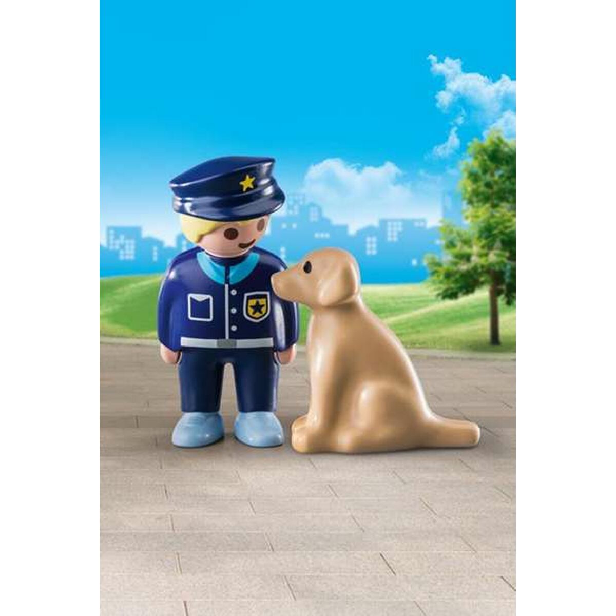 Playset Police With Dog 1 Easy Starter Playmobil 70408 (2 PCS)