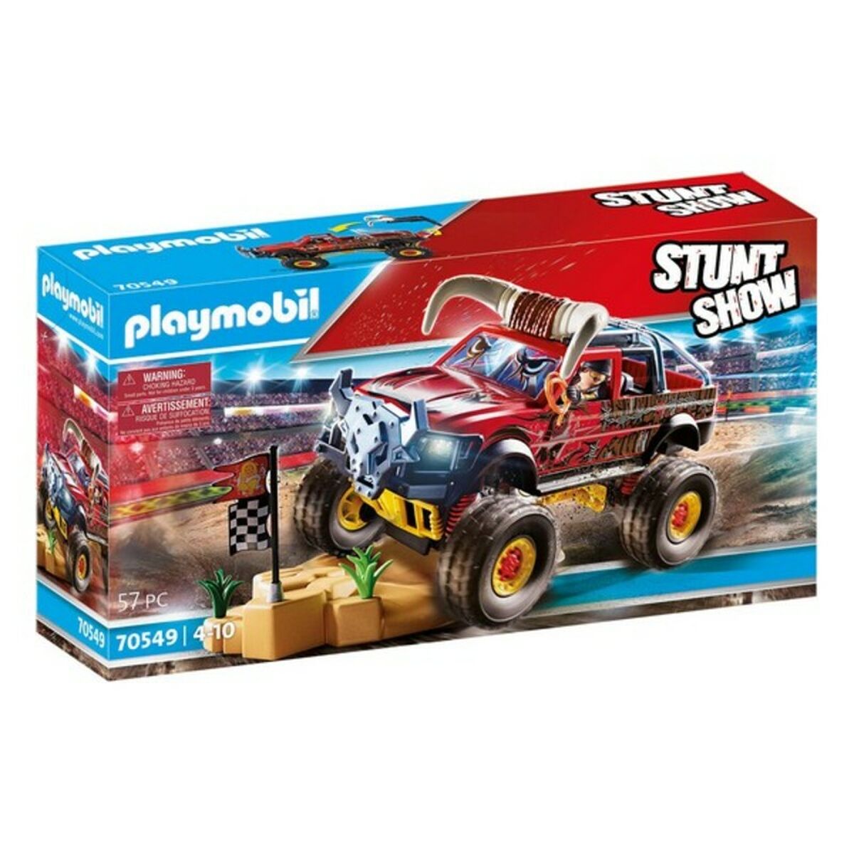 Monster Truck Horned Playmobil 70549 (57 stk)