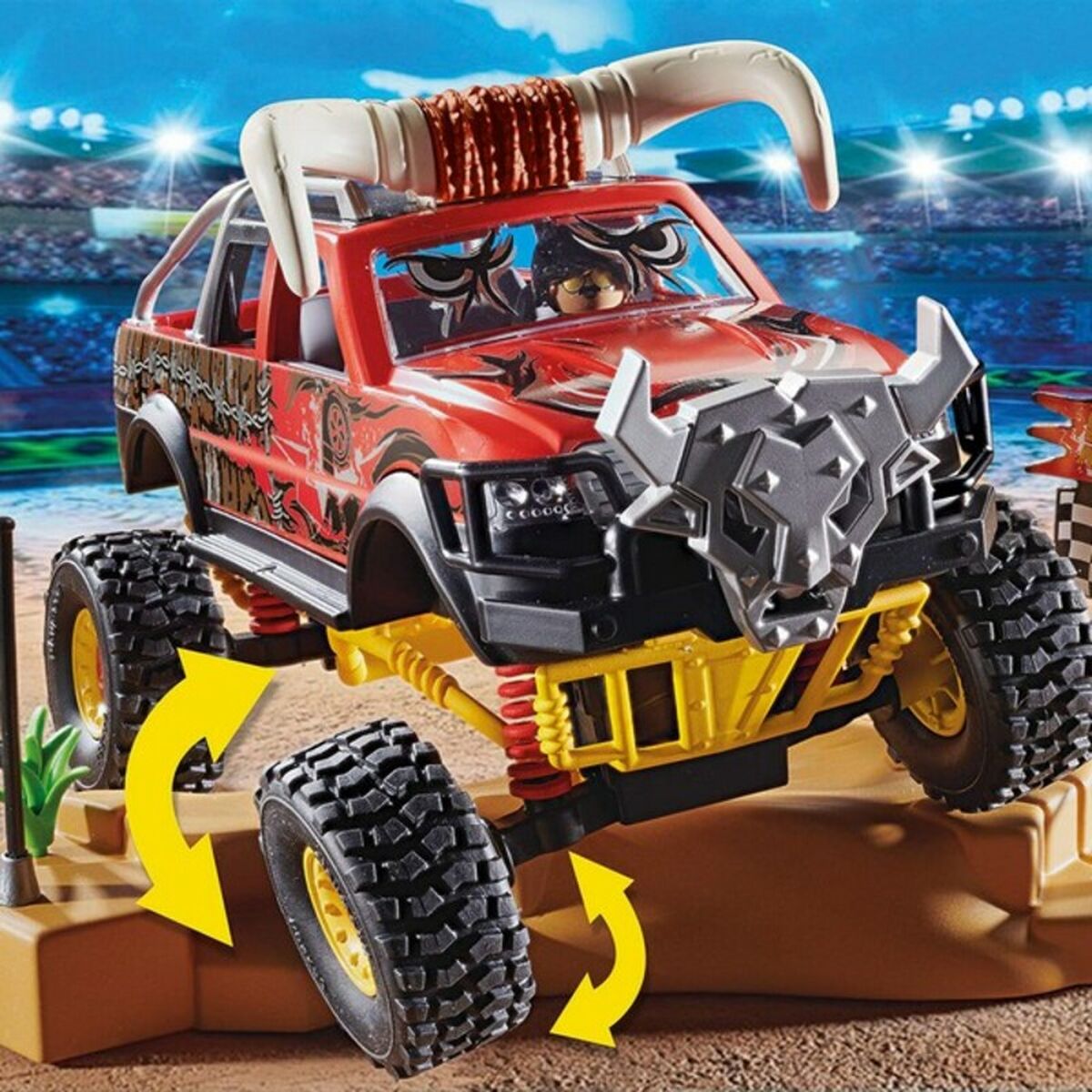 Monster Truck Horned Playmobil 70549 (57 stk)