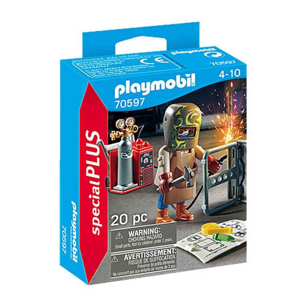 Playset Playmobil Special Plus Schweißer mit Ausrüstung 70597